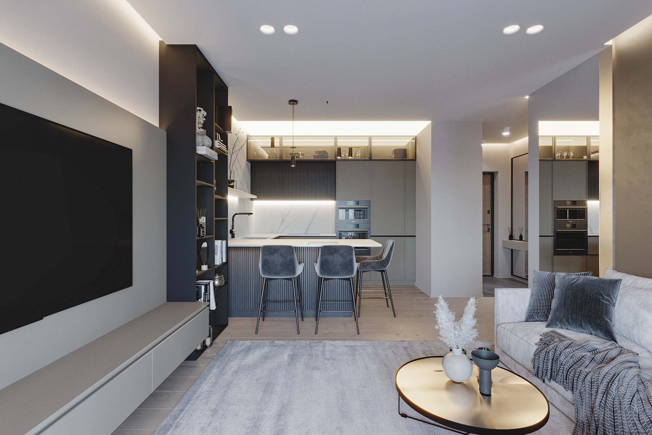 Проект KAI. Дизайн интерьера в Новосибирске, Мире, Онлайн | Студия дизайна интерьера TWOREZ