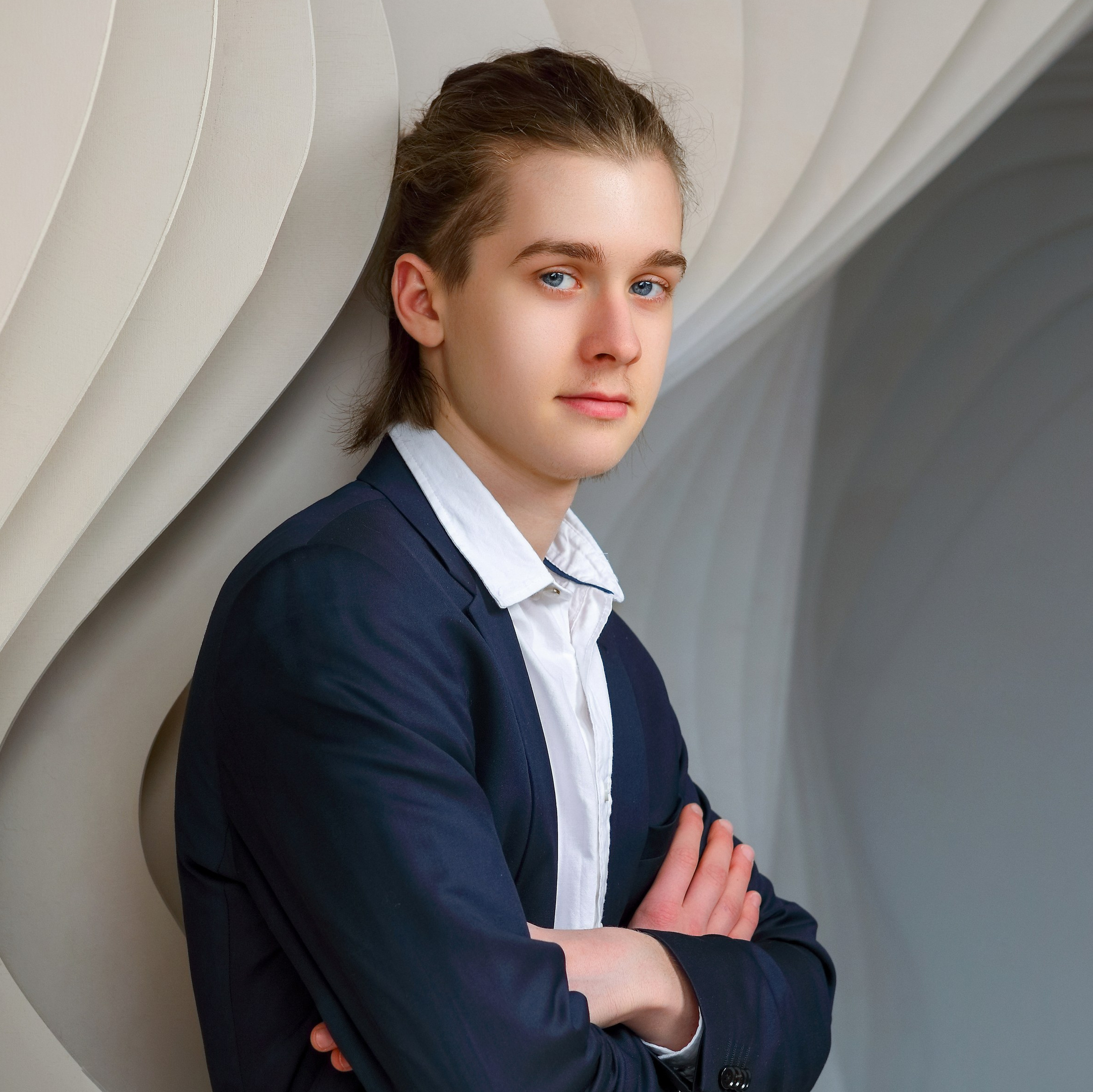 Портрет для выпускного альбома. Школьники в cross studio в зале Эклипс. 