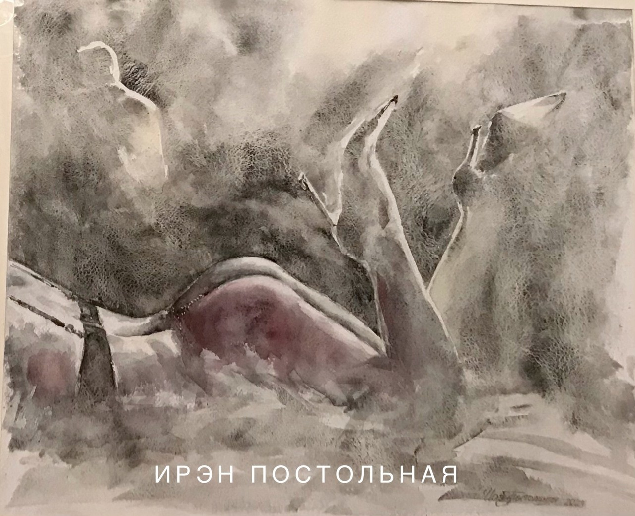 Картина «Иллюзорность» на выставке IWS Sareh Art Gallery. Irene Postolnaya — paintings by the artist — to buy painting