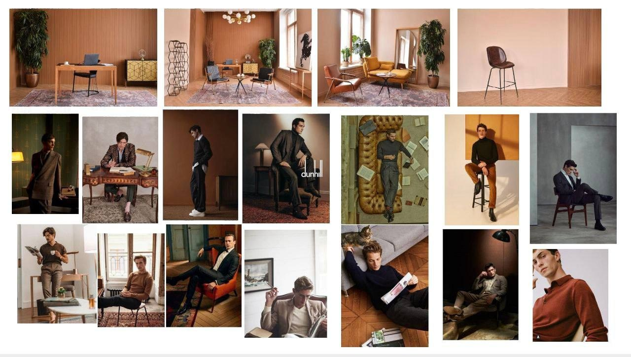 мудборд для съемки в студии