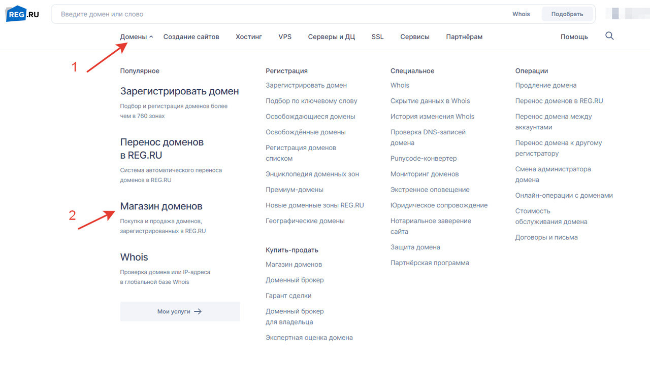 Выбираем домен с историей для партнерского сайта каталога - читать статью на сайте дистрибьютора