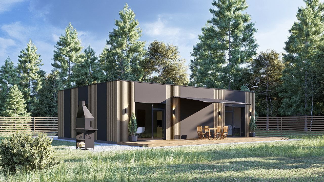 Быстромонтируемый дом из серии БыстроДом