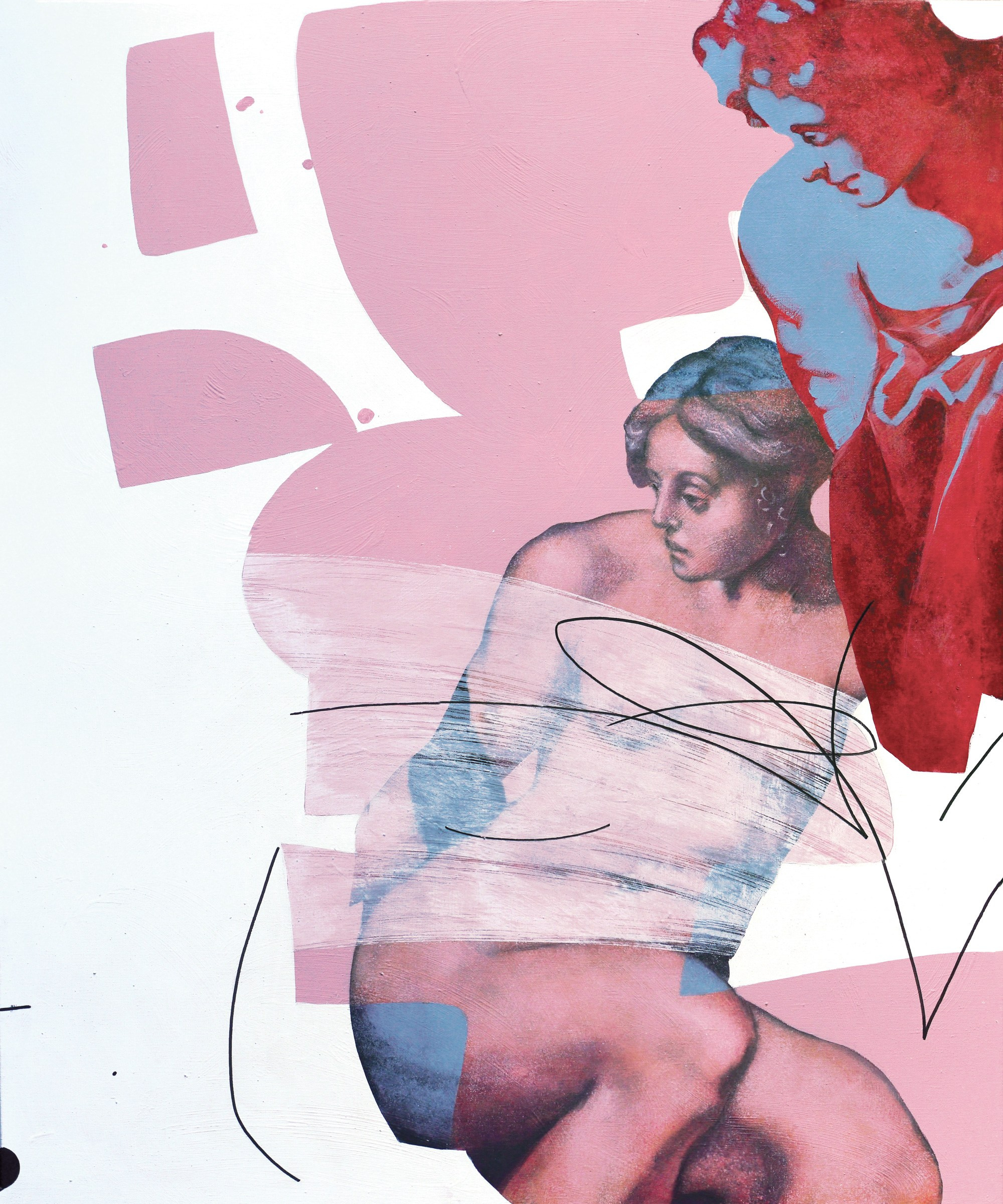 Холст, акрил, 100х100 см