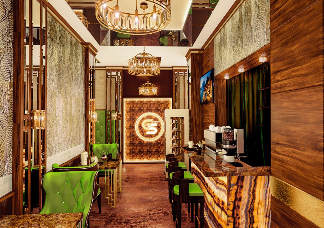 Логотип и фирменный стиль кафе GOLD&SILVER Сочи. Интерьерный дизайнер в Сочи Поплавская Татьяна. Проектирование интерьеров и организация процесса ремонта