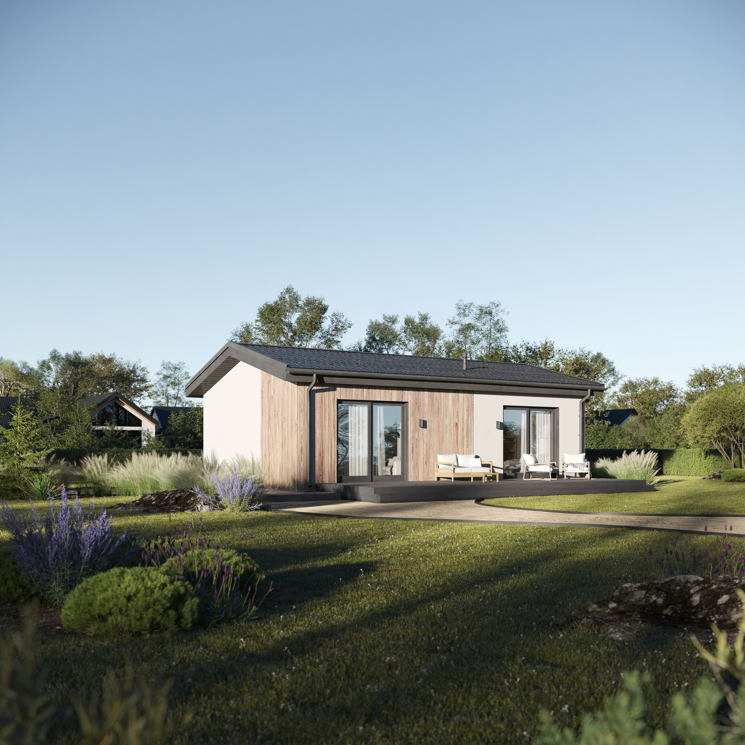 Быстровозводимый дом серии Микеле 80