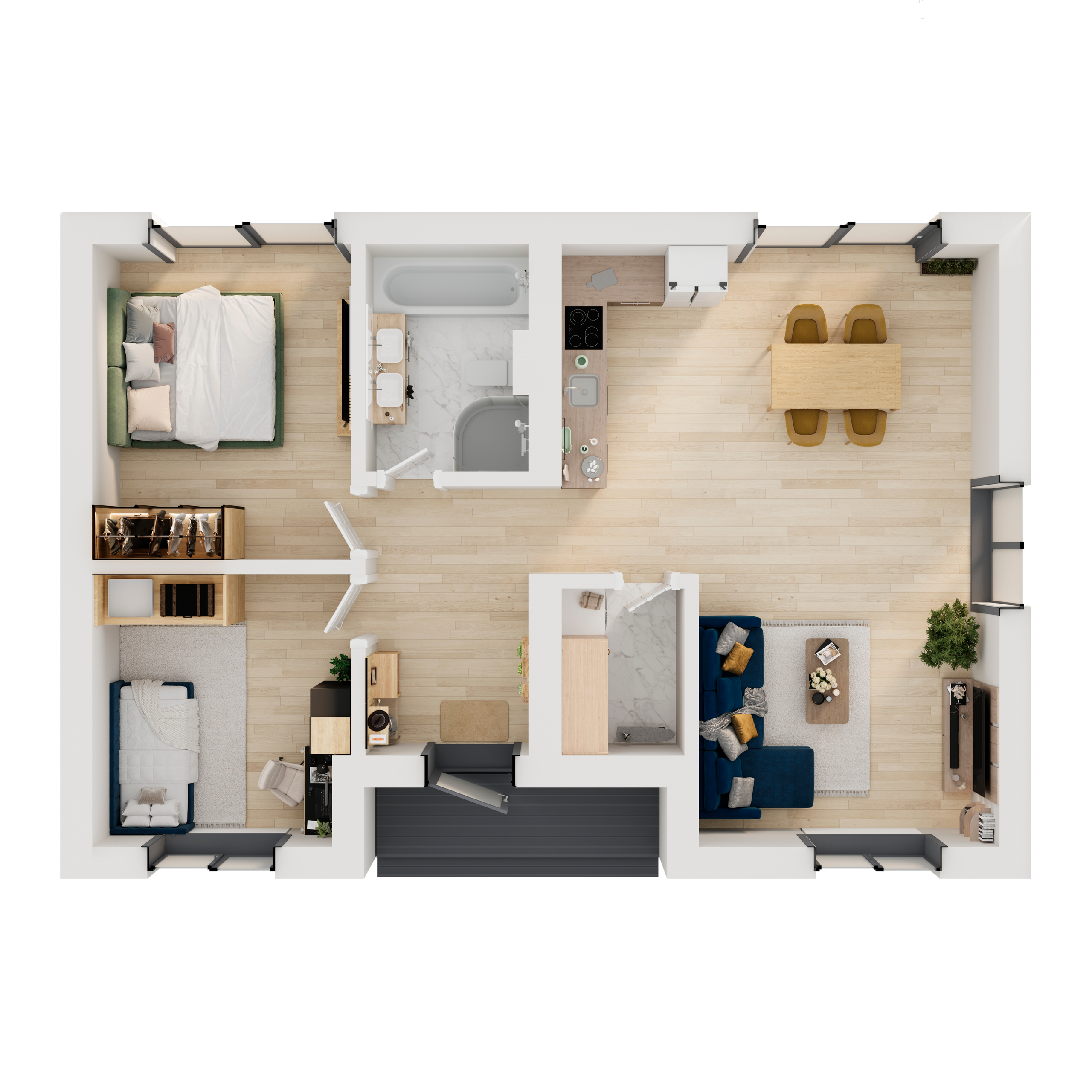 Дом серии Микеле 100, планировка