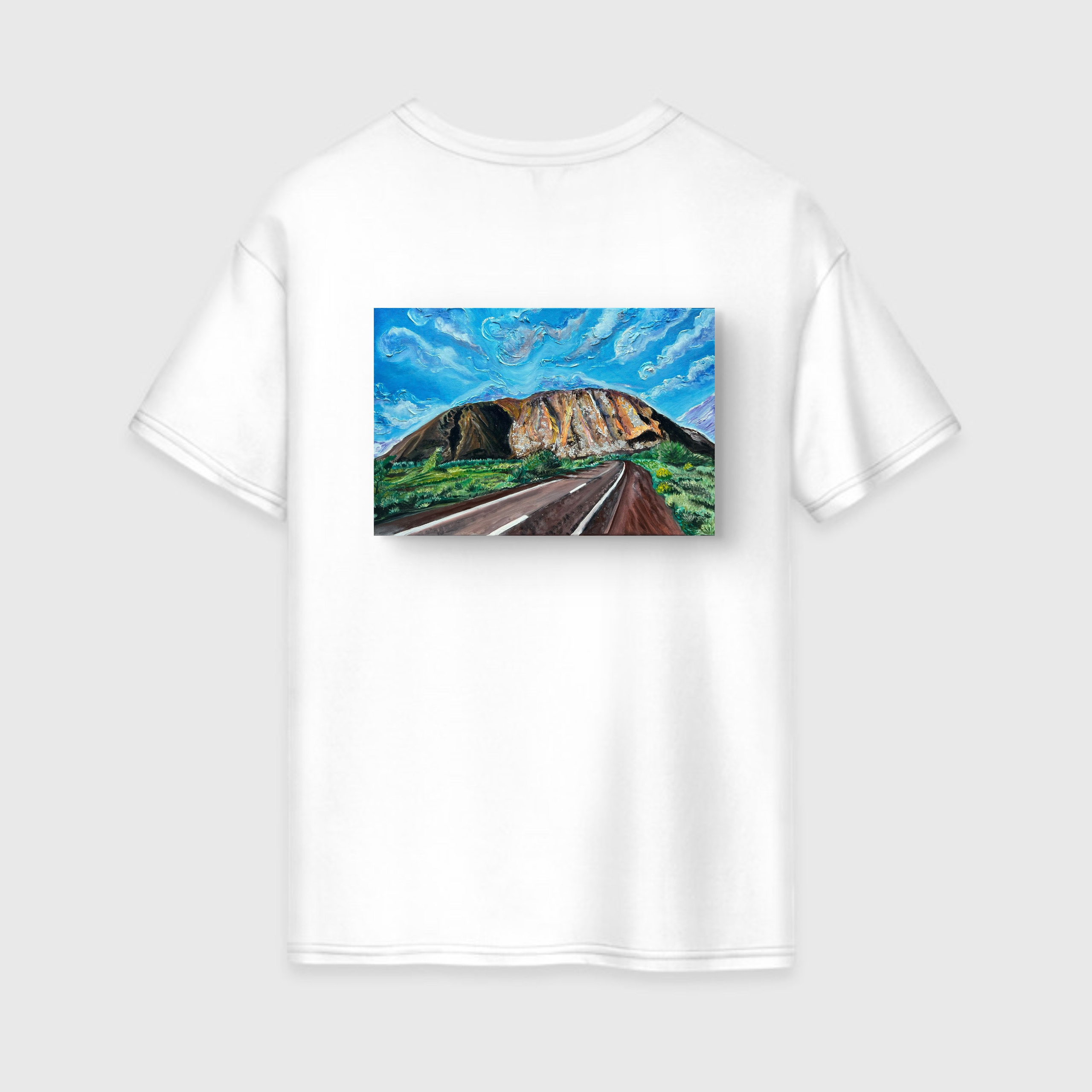 Футболка с изображением пейзажа