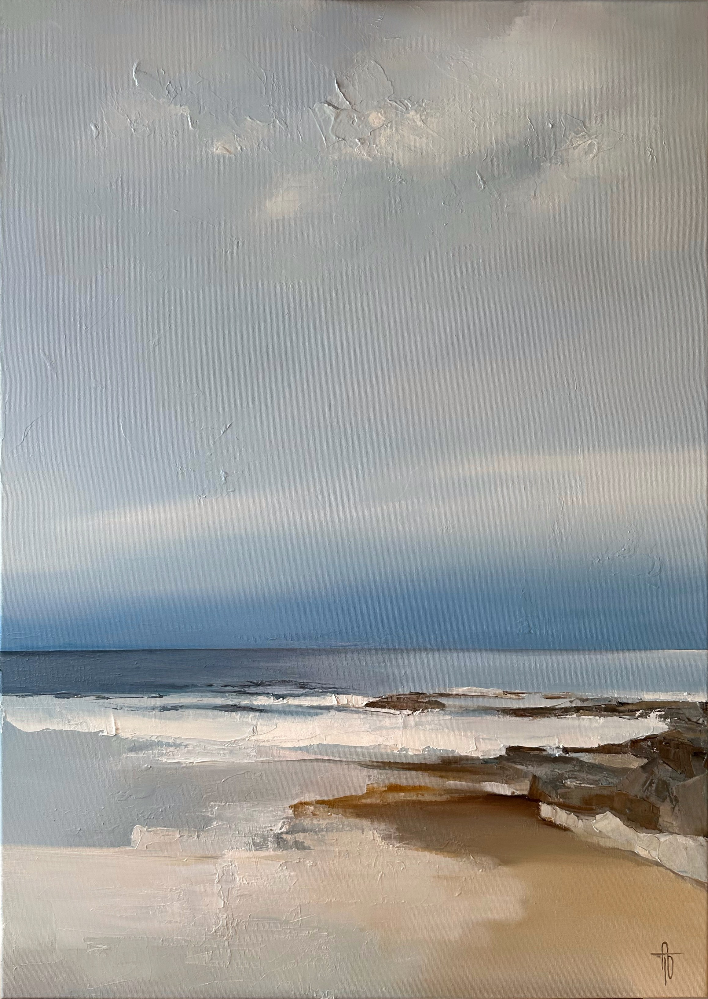 Абстрактный пейзаж. Художник Огородникова Татьяна