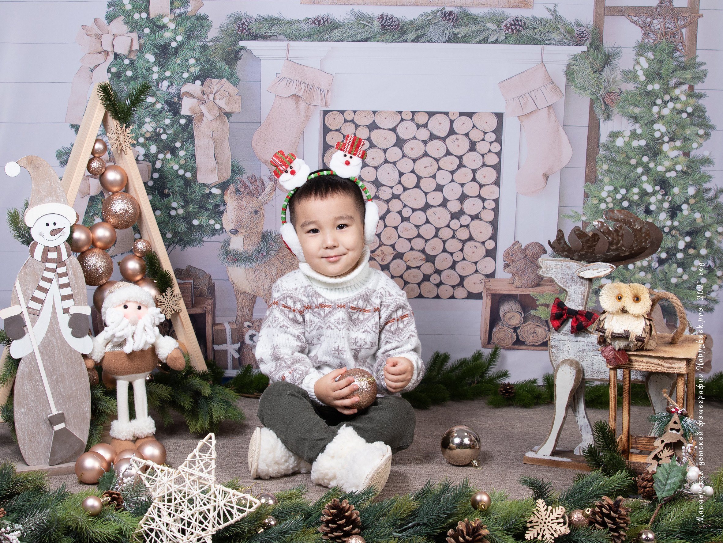 Новогодняя сказка. Детский фотограф в Алматы, виньетки, выпускной альбом Алматы
