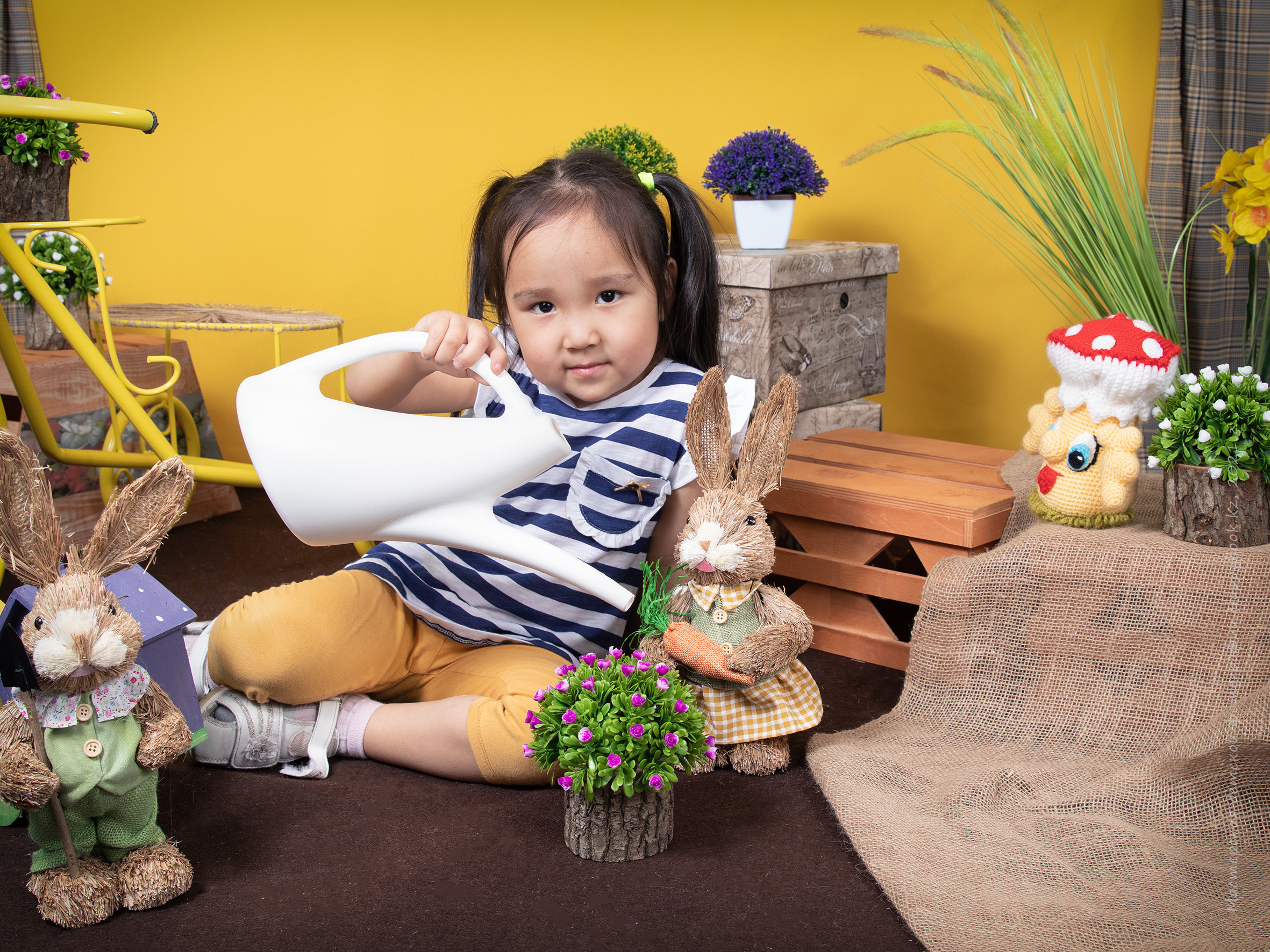 Фотосессия «Весна». Детский фотограф в Алматы, виньетки, выпускной альбом Алматы