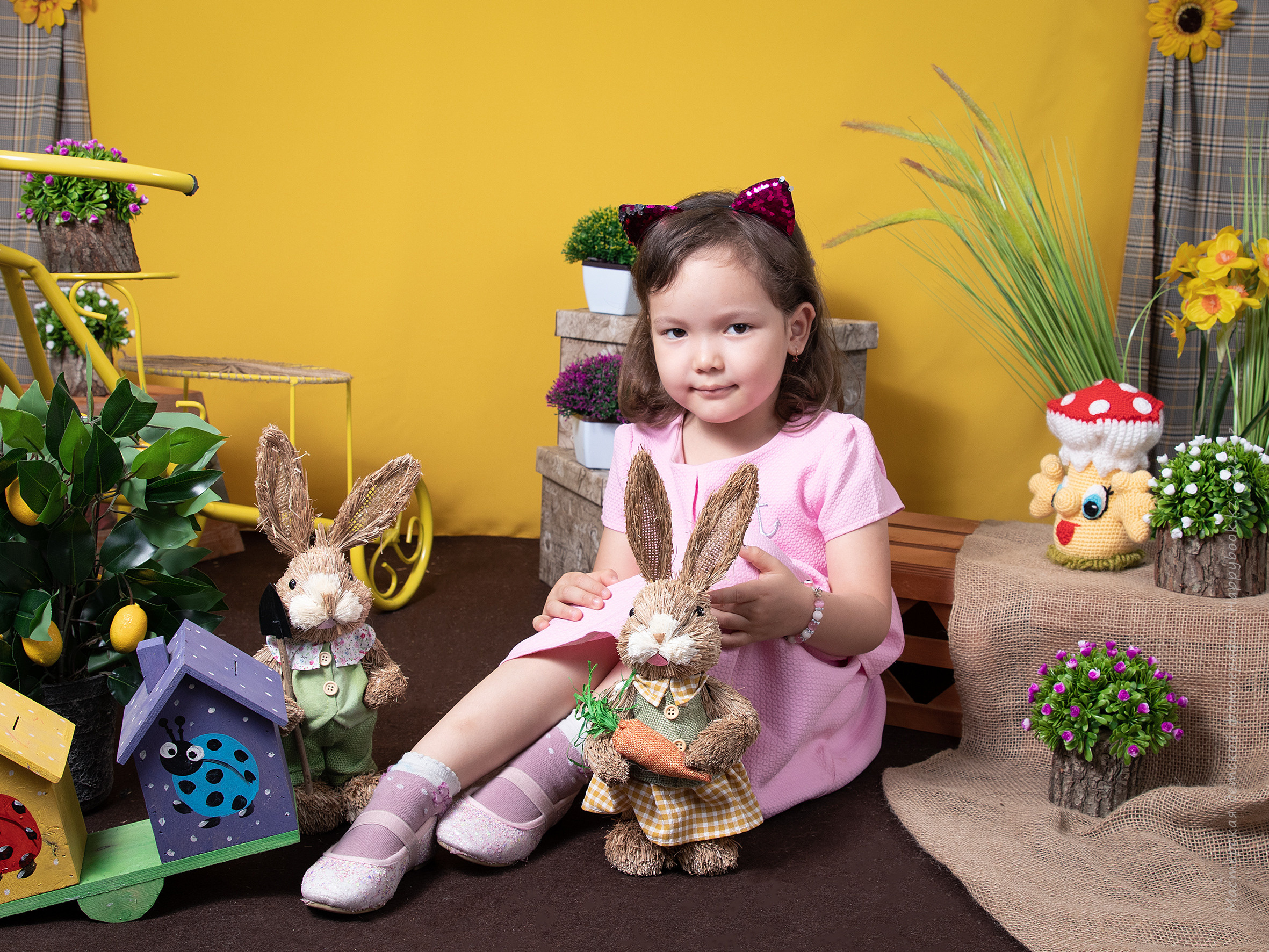 Фотосессия «Весна». Детский фотограф в Алматы, виньетки, выпускной альбом Алматы