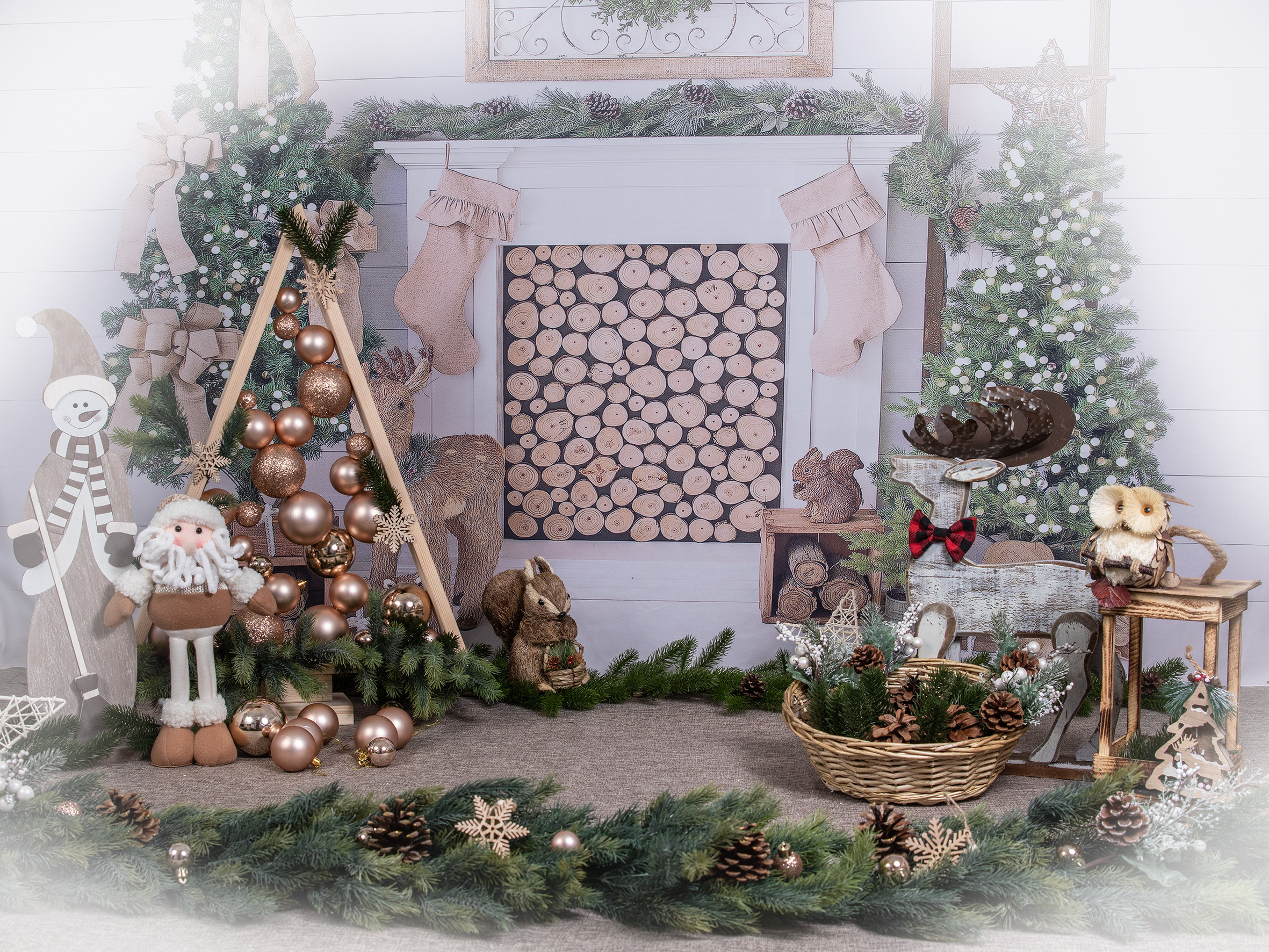 Новогодняя сказка. Детский фотограф в Алматы, виньетки, выпускной альбом Алматы