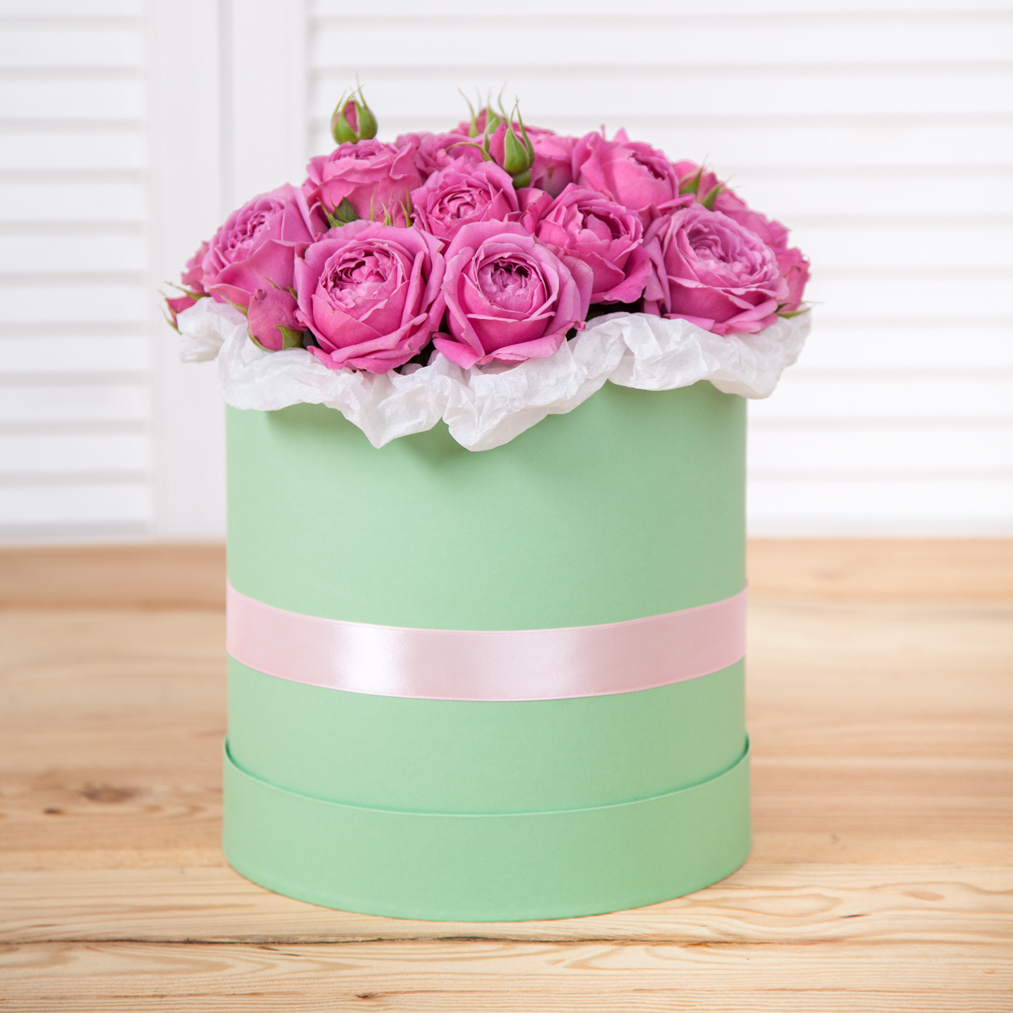 Цветы в шляпной коробке. Флорист Маргарита Гладкова