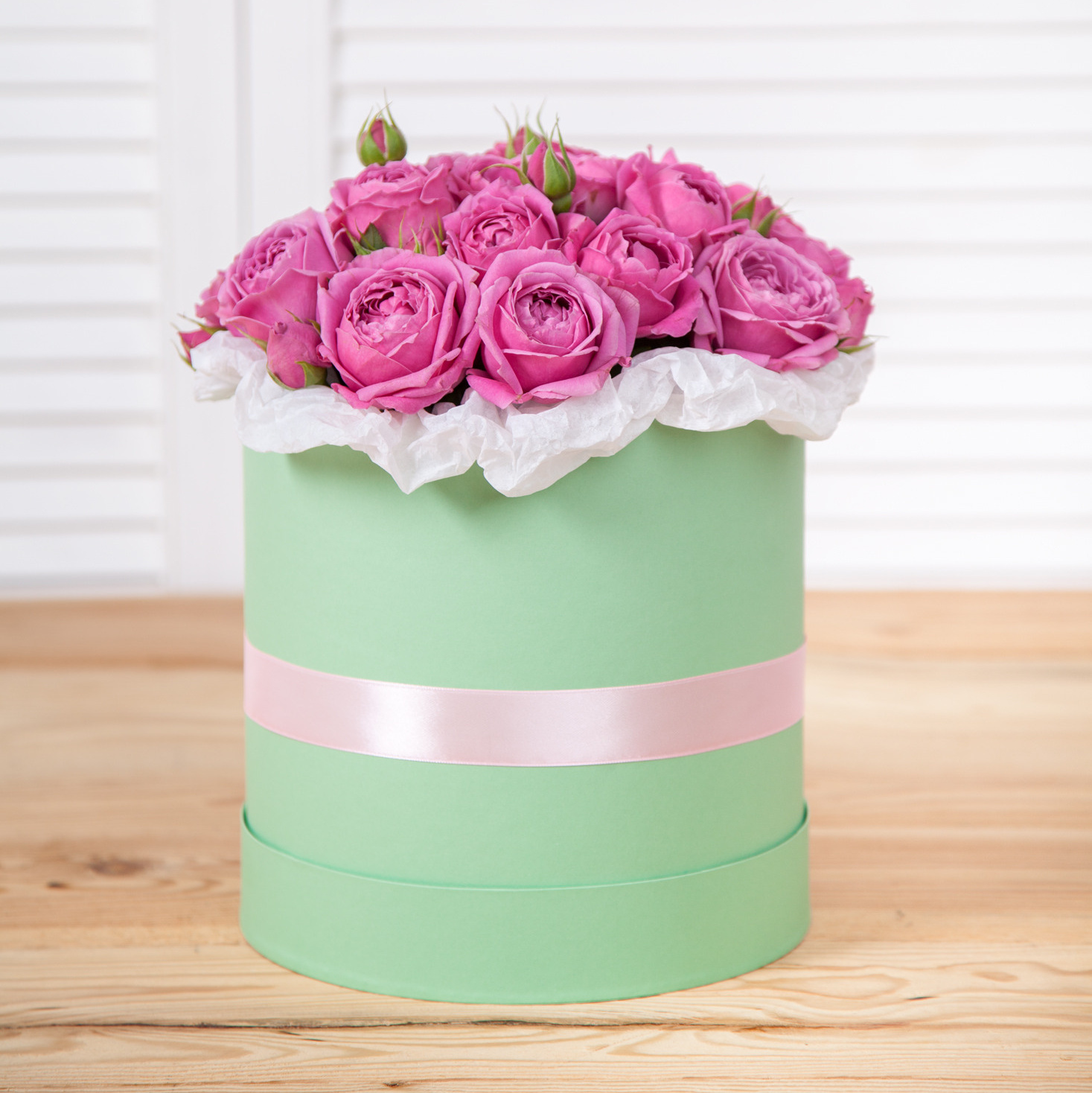 8 марта розы в коробке. Флорист Маргарита Гладкова