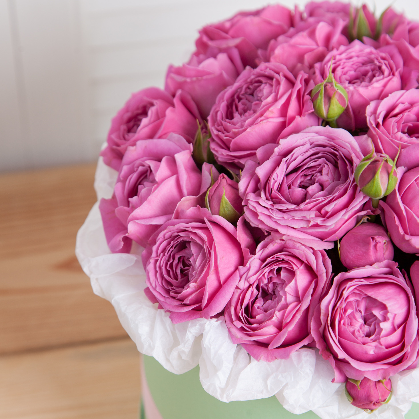 Цветы в шляпной коробке. Флорист Маргарита Гладкова