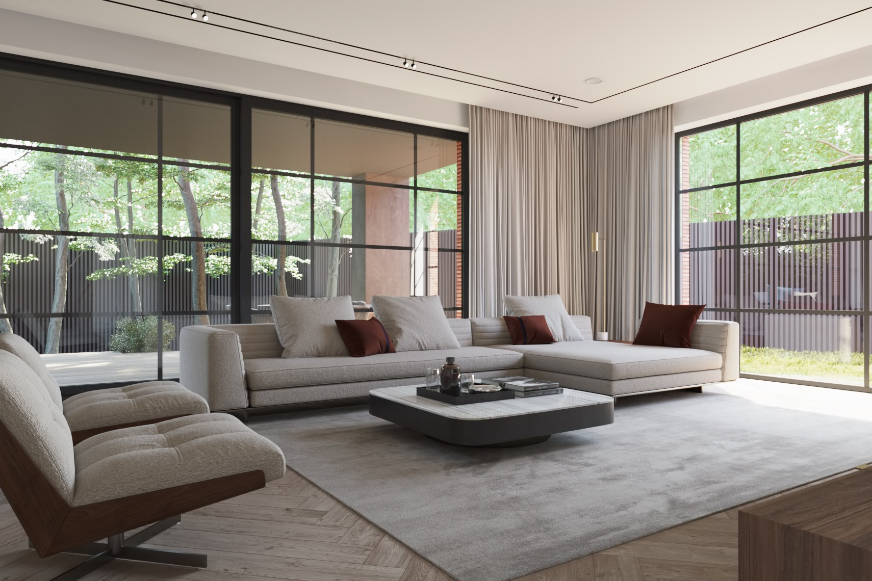 Резиденция Red House. Rezells Architects — дизайн жилых и коммерческих интерьеров