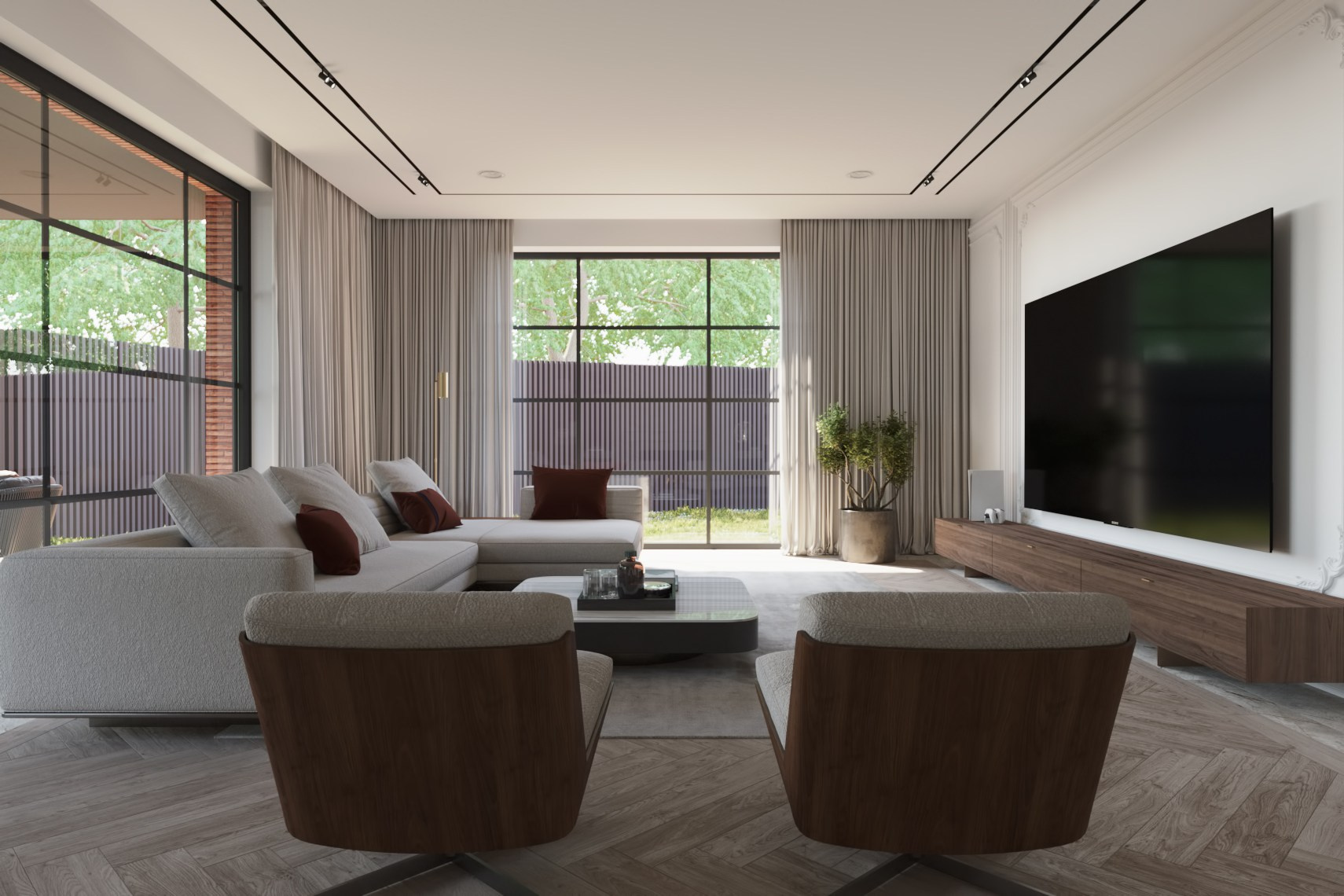 Резиденция Red House. Rezells Architects — дизайн жилых и коммерческих интерьеров