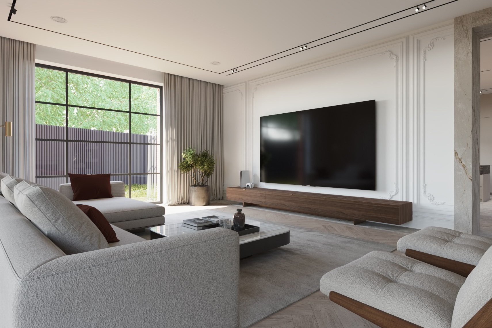 Резиденция Red House. Rezells Architects — дизайн жилых и коммерческих интерьеров