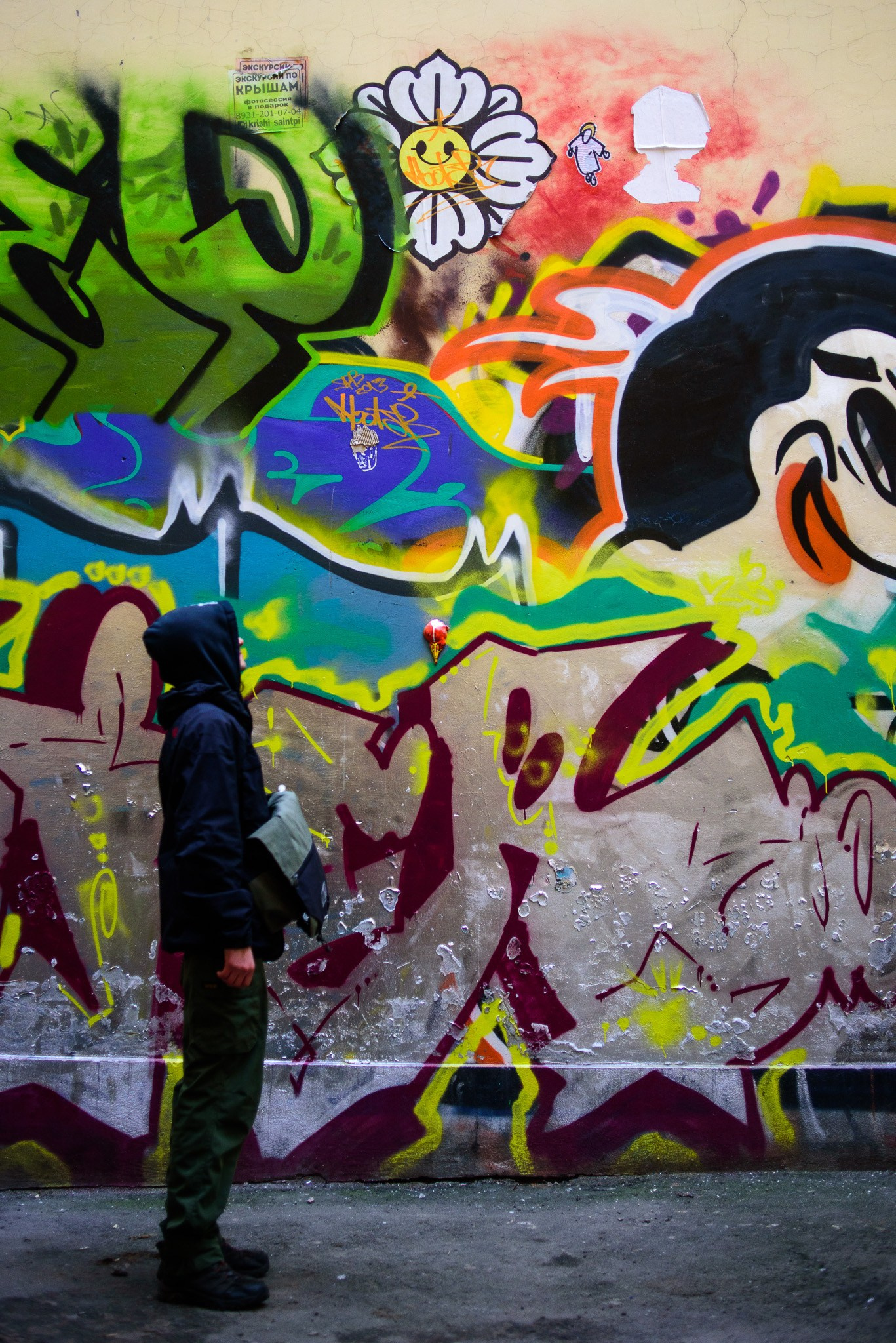 граффити художник Даниил ВНИЦАЙ из Санкт-Петербурга