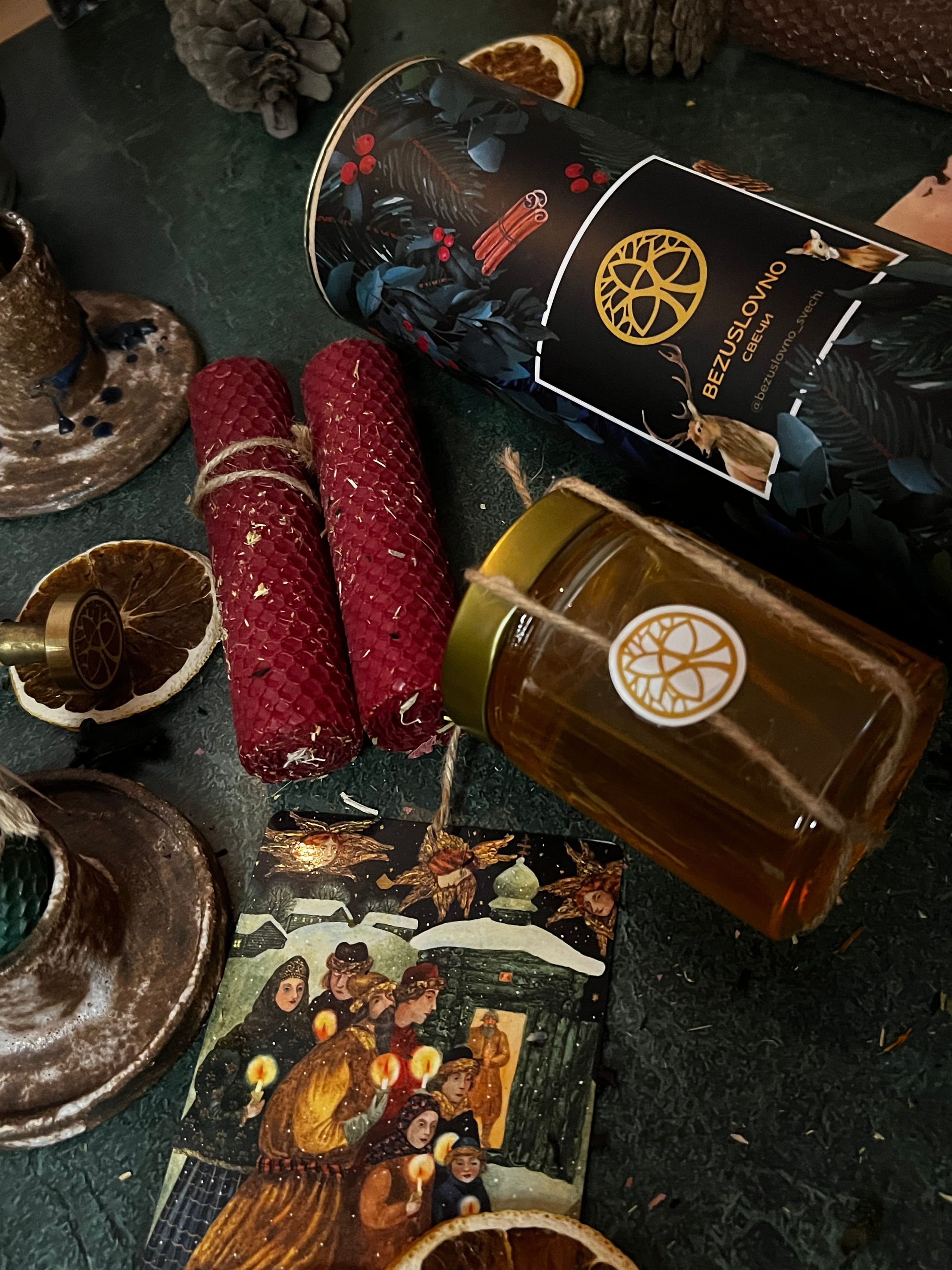 Свечи из вощины для практик