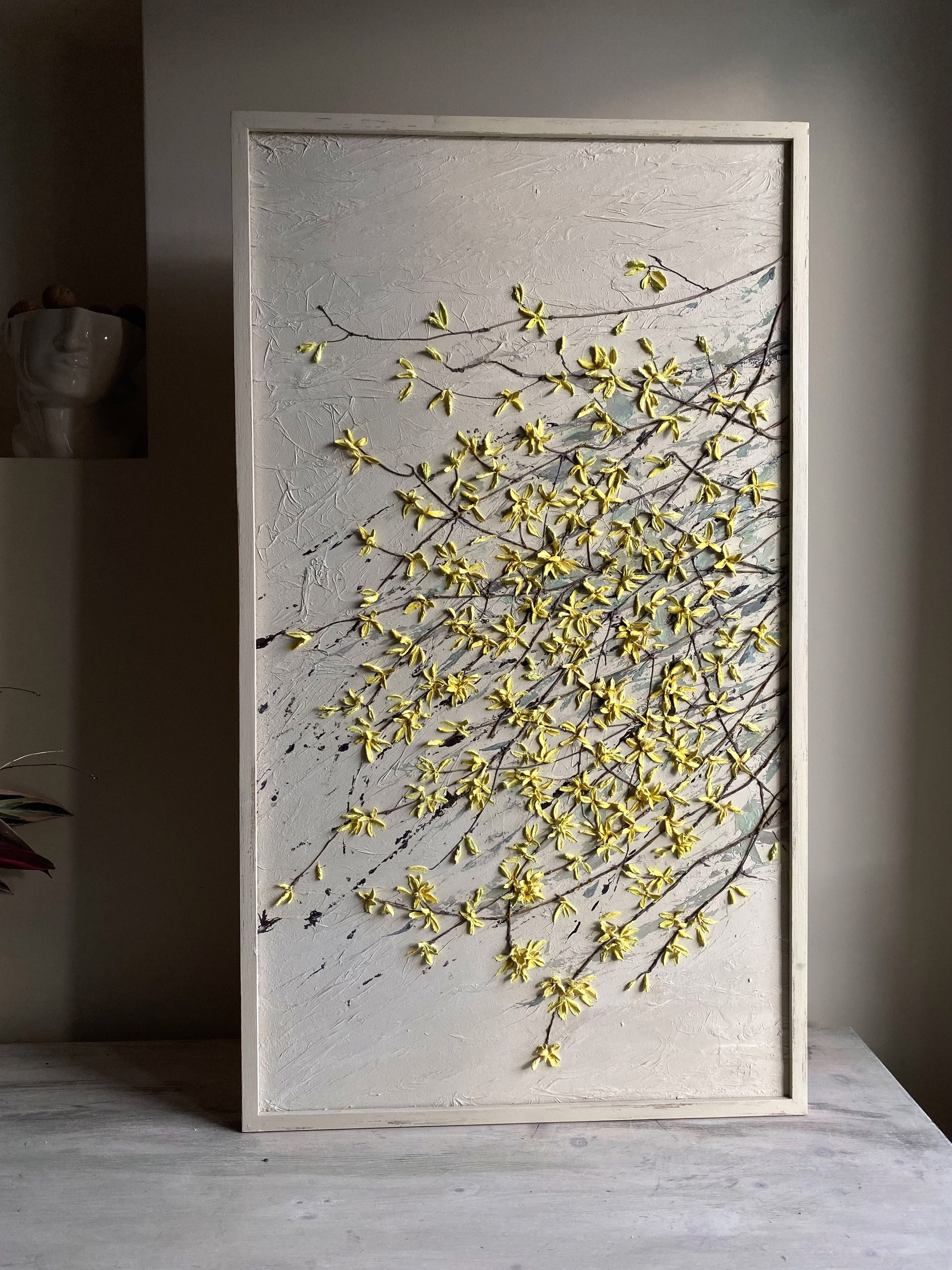 Оксана Бровкина Панно «Форзиция». Декор для дома