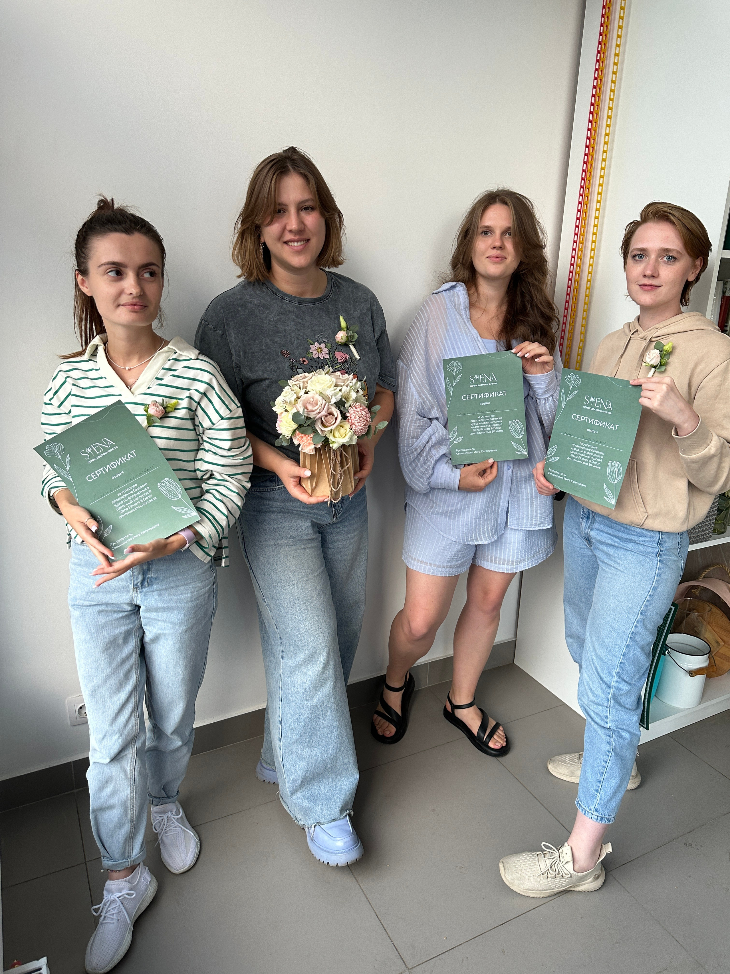 «Продвинутый курс». Цветочная студия Siena Flowers Воронеж