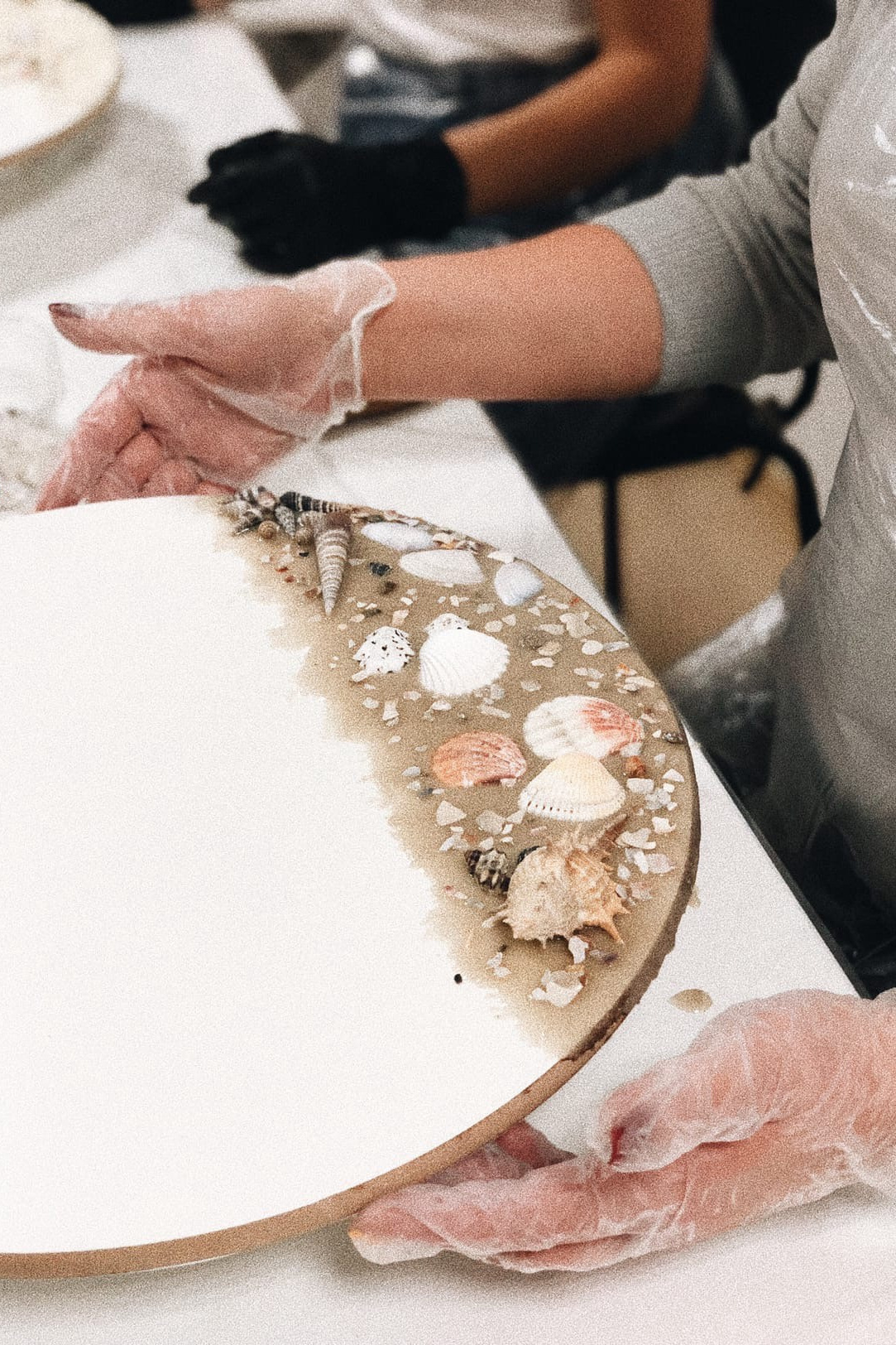 Seatales — эпоксидная смола и спиртовые чернила