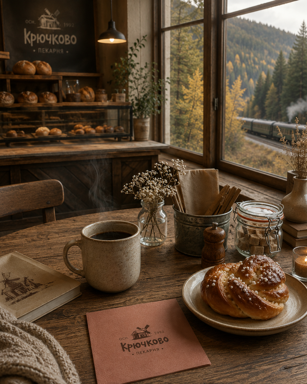 Логотип Крючково. Aleksandra Bulgakova, packaging and identity