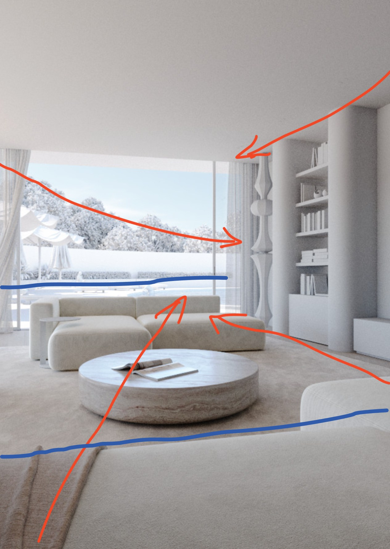 Обзор процесса создания интерьерного кадра. Рендер на проекте.ру