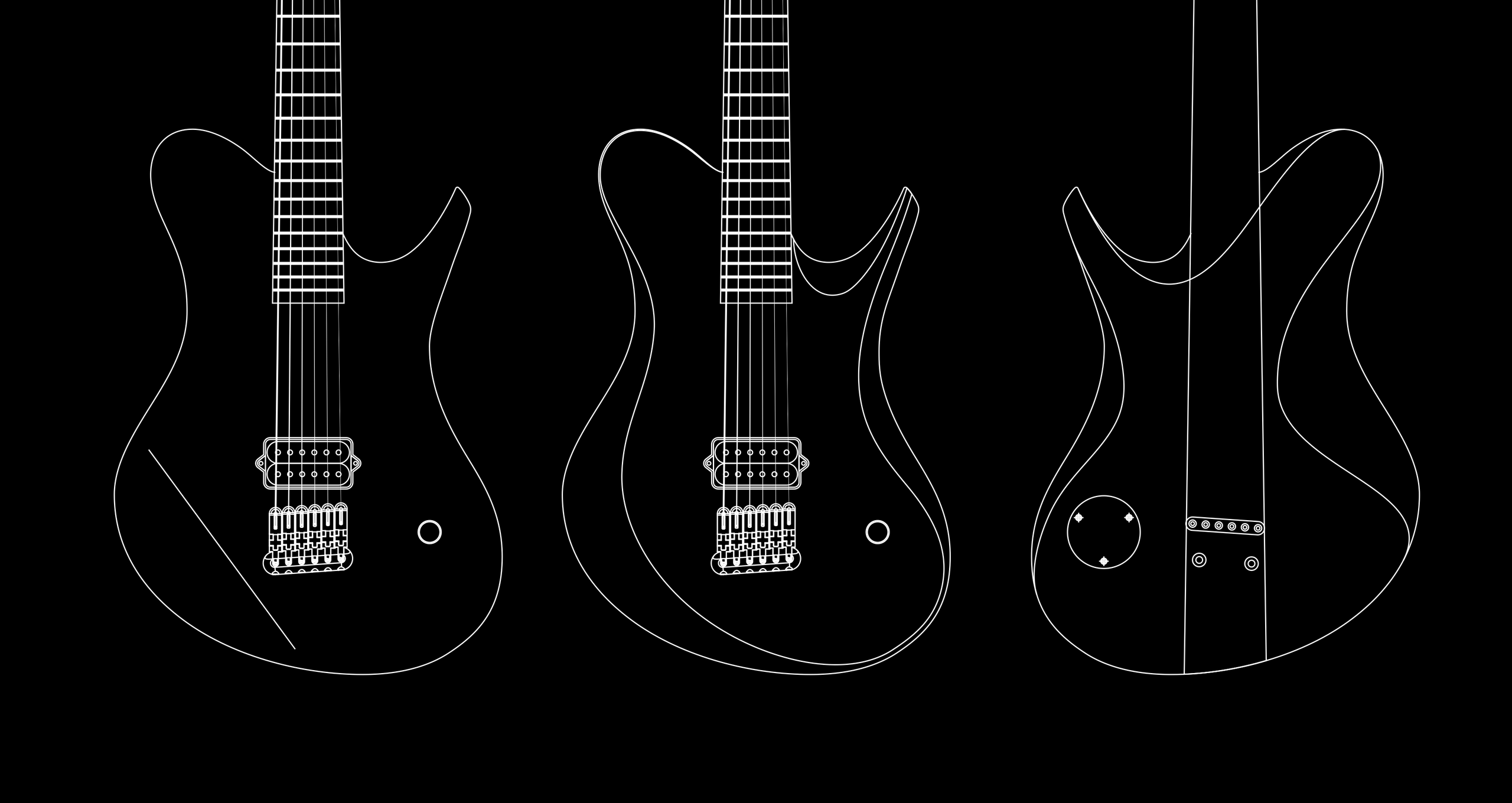 Models. Master of making guitars and basses to order