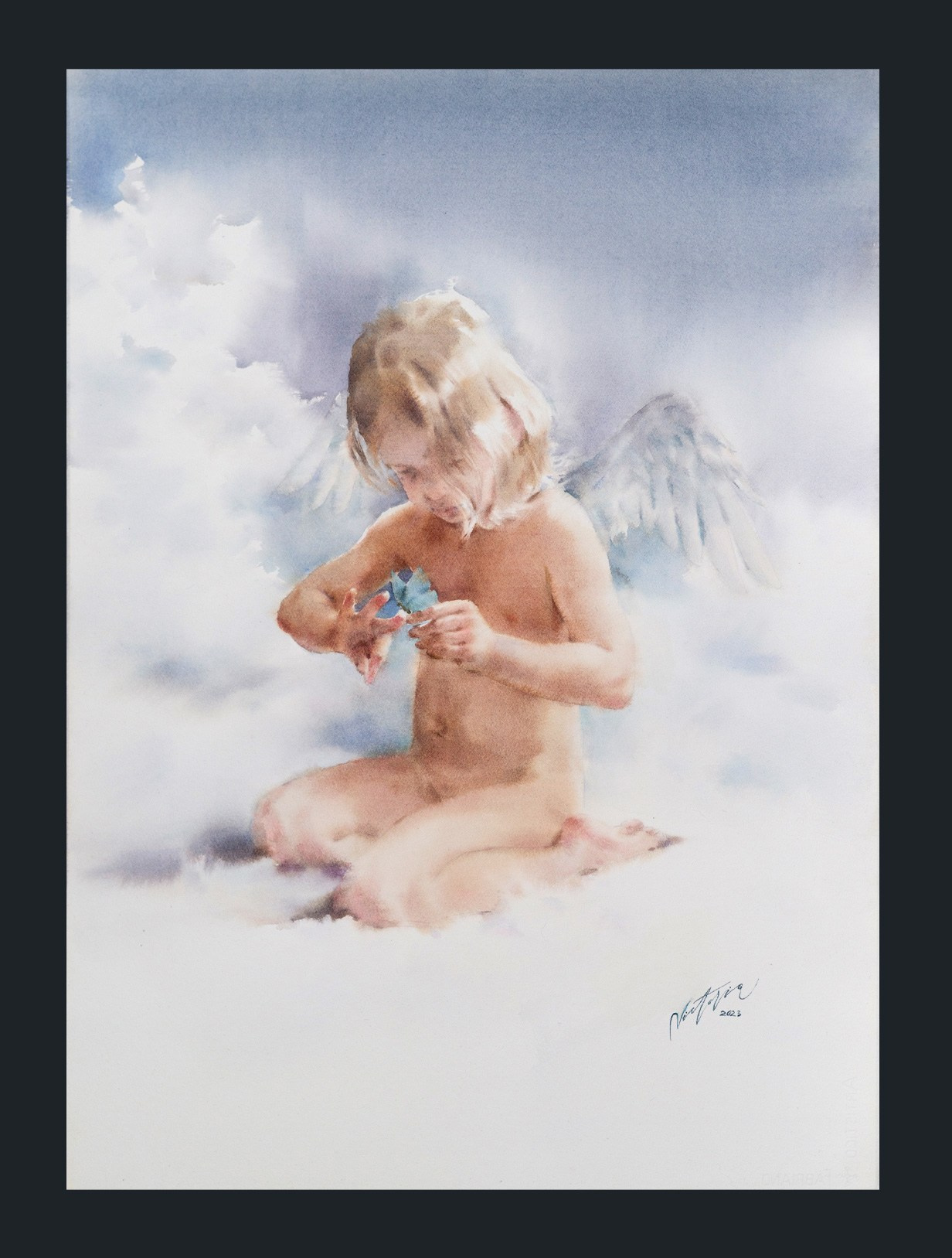 Ангел с бабочкой 