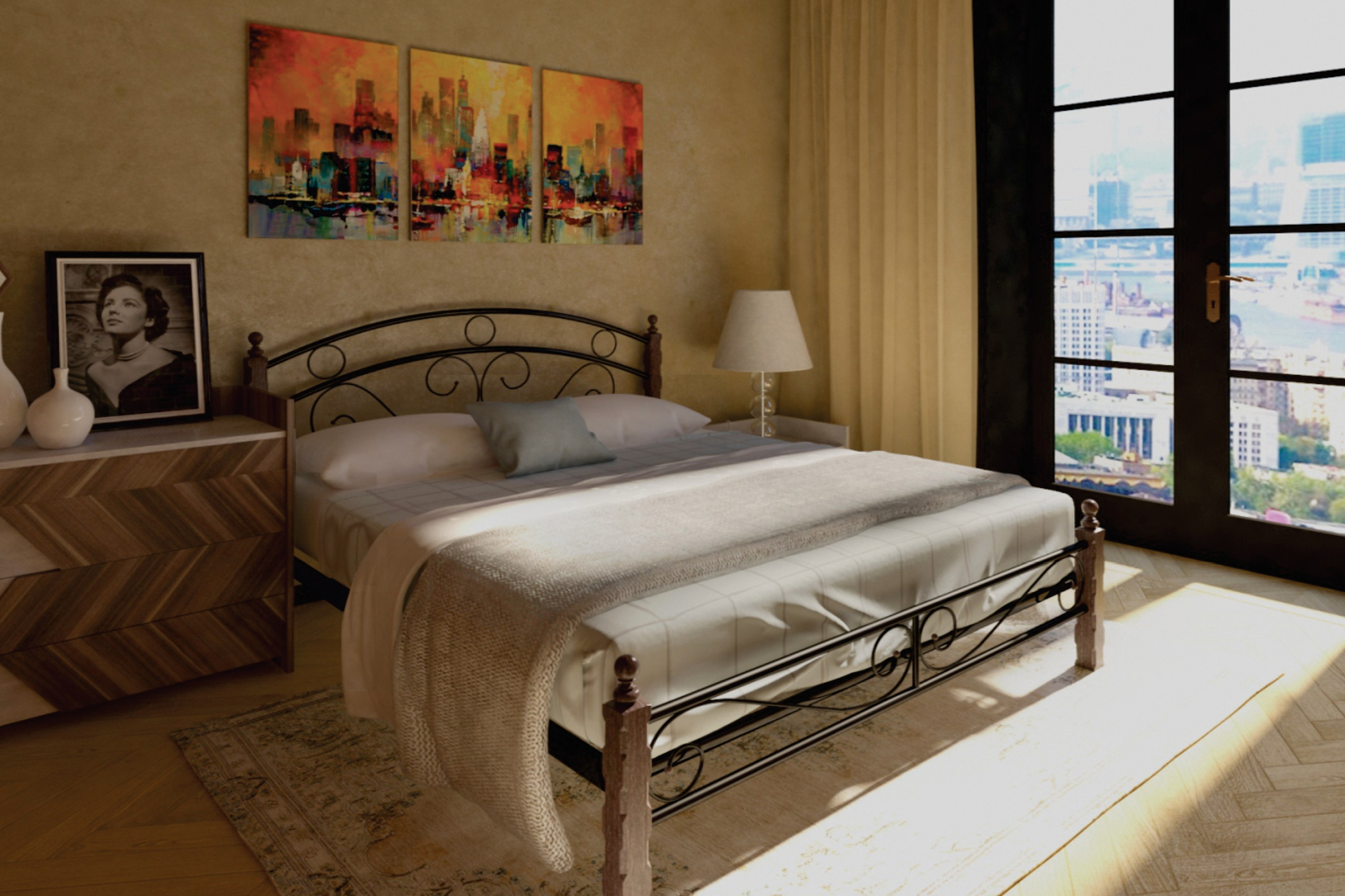 Кровати из металла в Крыму. Мебель на заказ в Евпатории