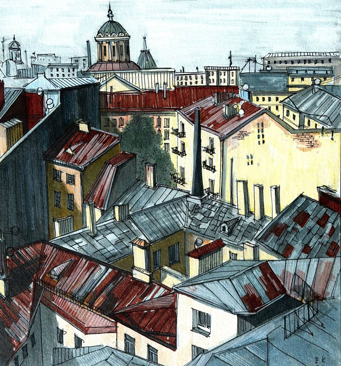 Портфолио. ЕЛЬЧАНИНОВА.АРТ Художник Ксения Ельчанинова. Современное искусство