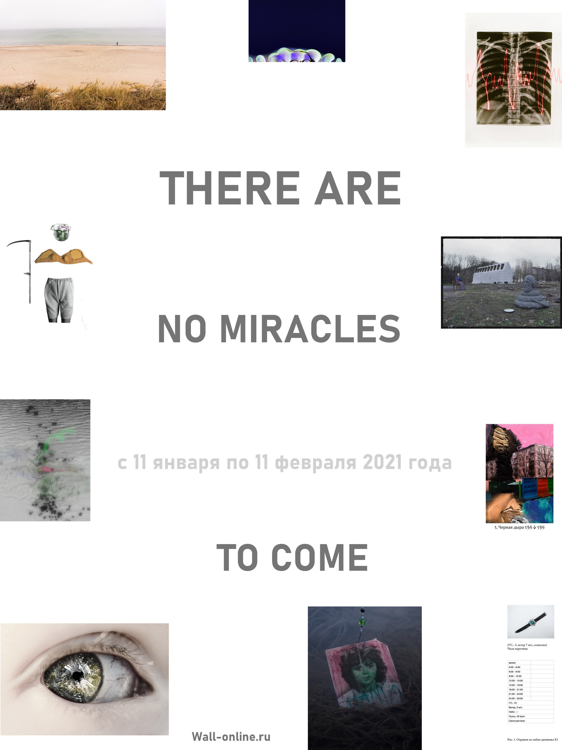 Выставка ''There are no miracles to come'' с 11 января по 11 февраля 2