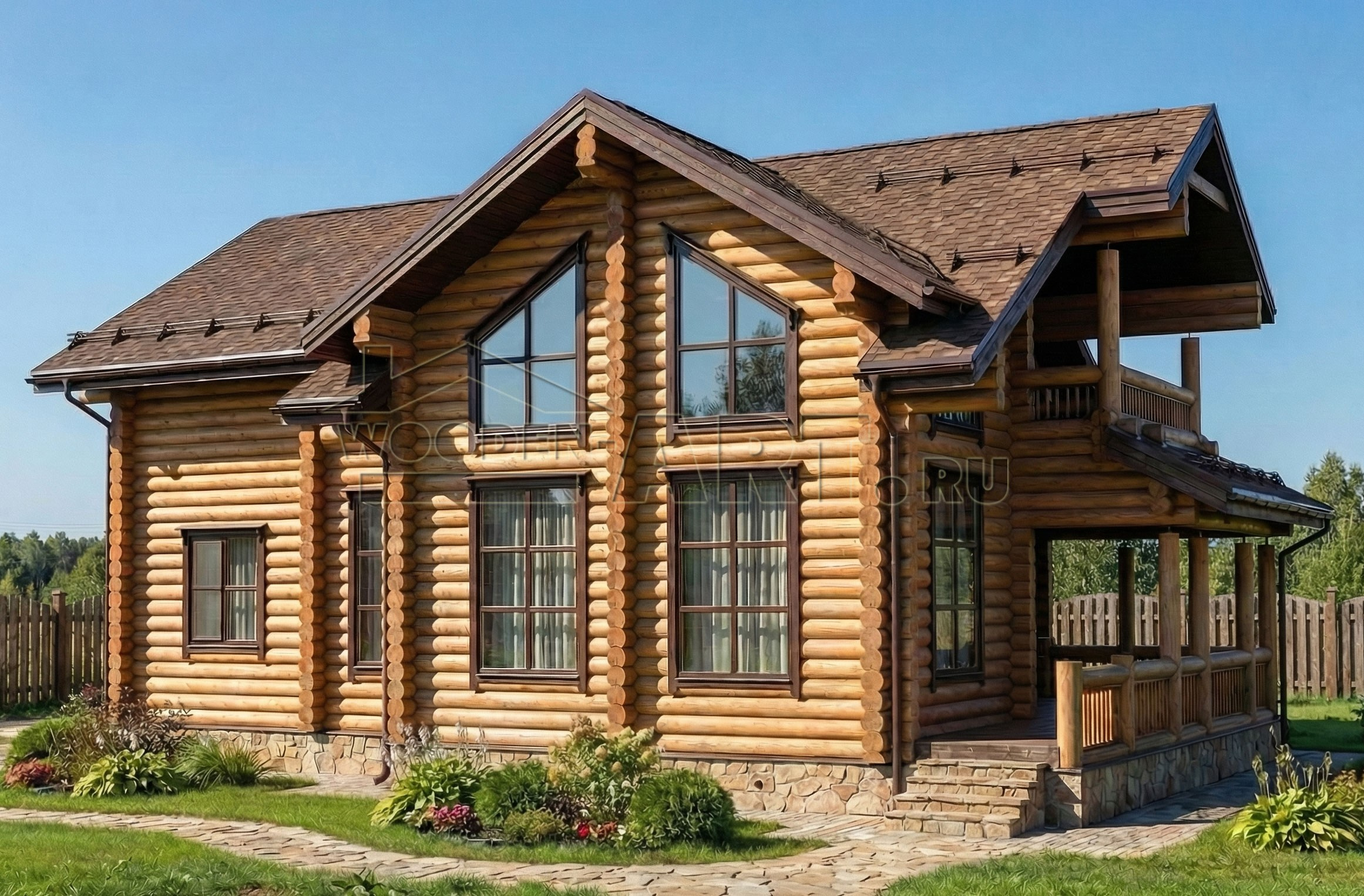 «Борисово» 308 кв. м. Проекты деревянных домов. Архитектор Ольга Мальцева