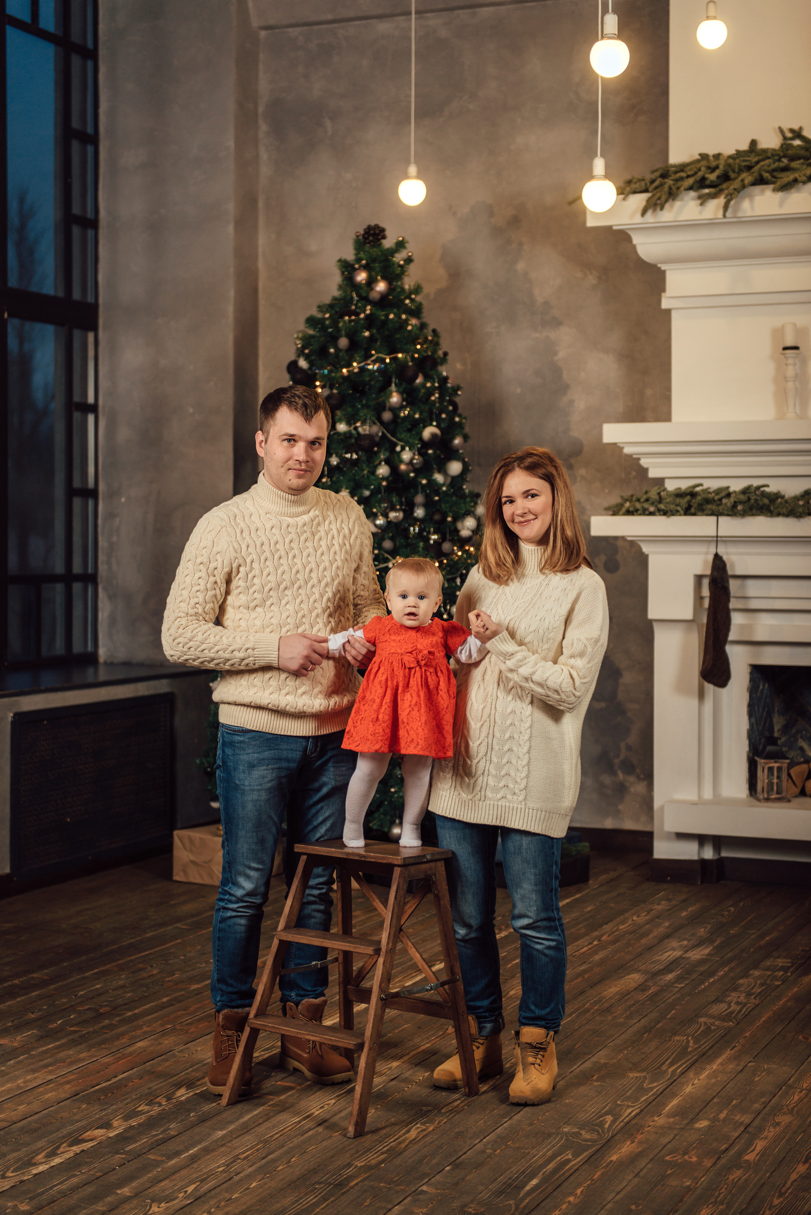 новогодняя фотосессия в студии в спб