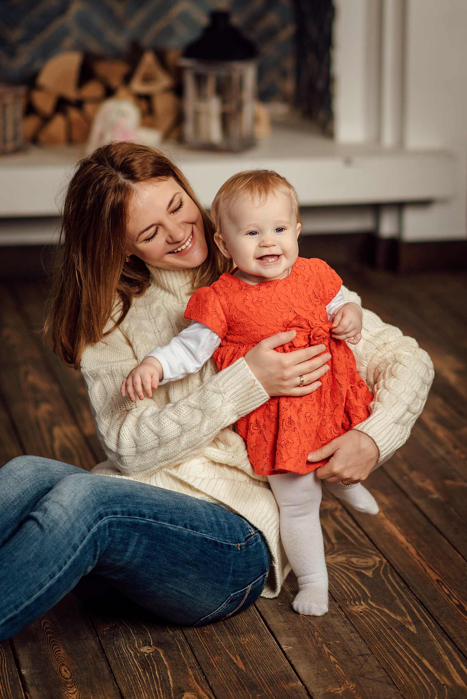 новогодняя фотосессия в студии в спб