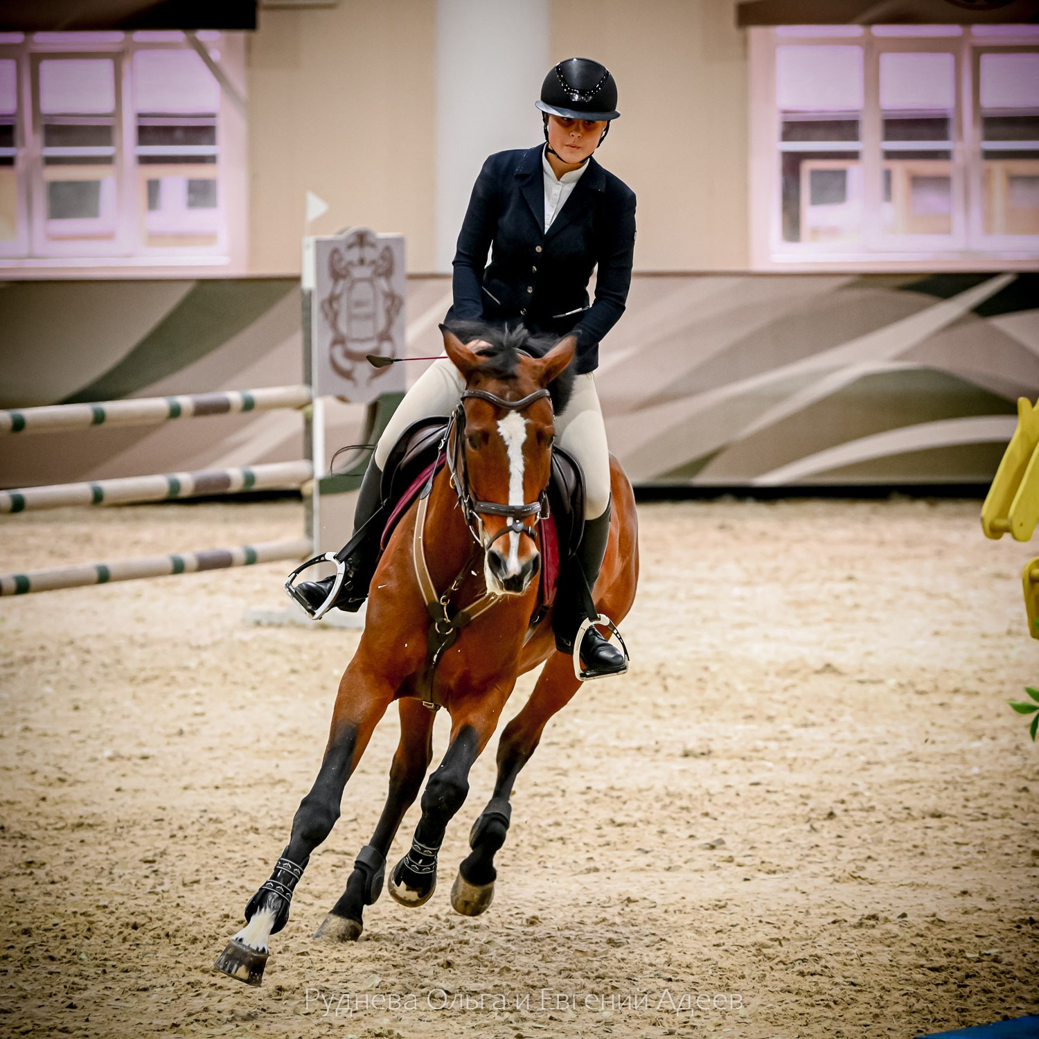 2025.10.25 — КСК Виват, Россия!. ТУРНИРНАЯ КОННАЯ ФОТОГРАФИЯ, Руднева Ольга и Евгений Адеев
