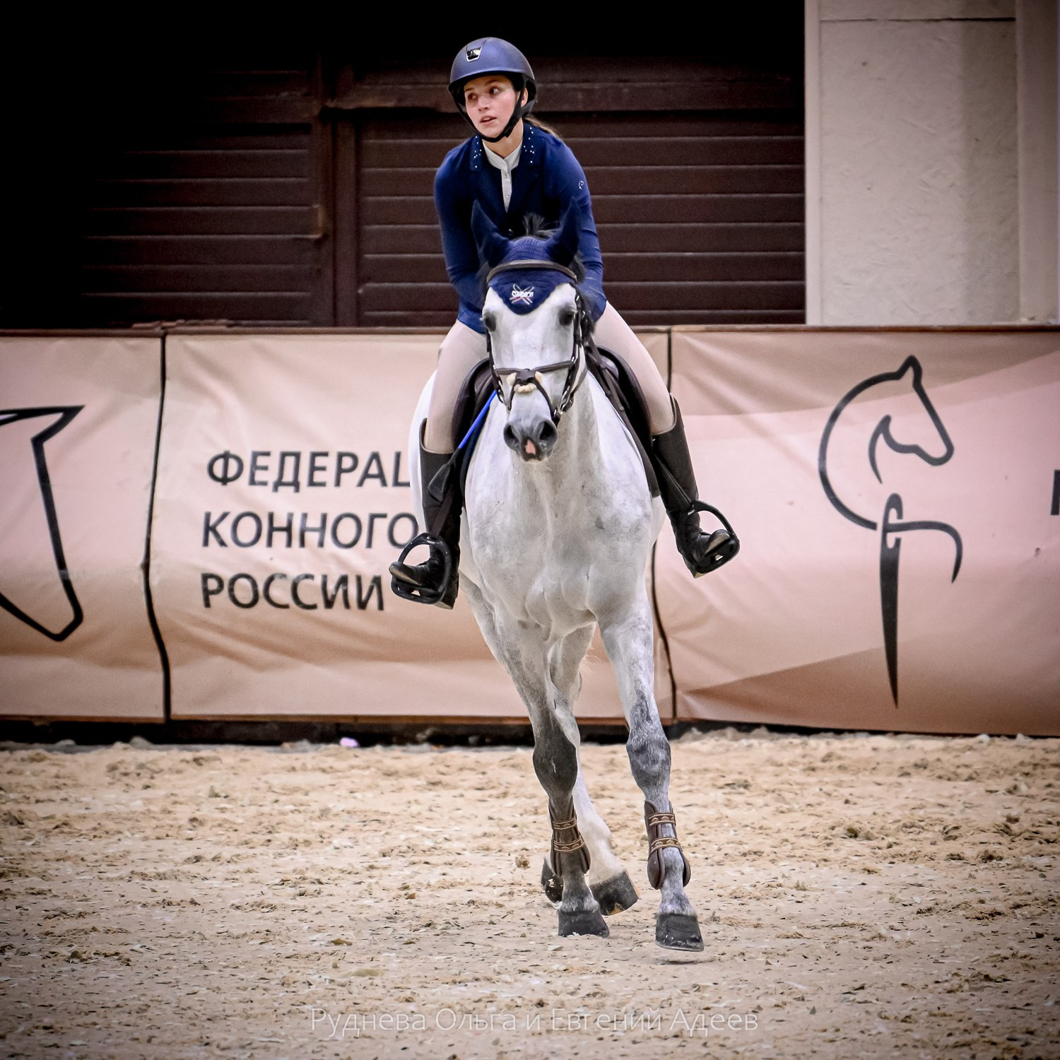 2025.10.25 — КСК Виват, Россия!. ТУРНИРНАЯ КОННАЯ ФОТОГРАФИЯ, Руднева Ольга и Евгений Адеев