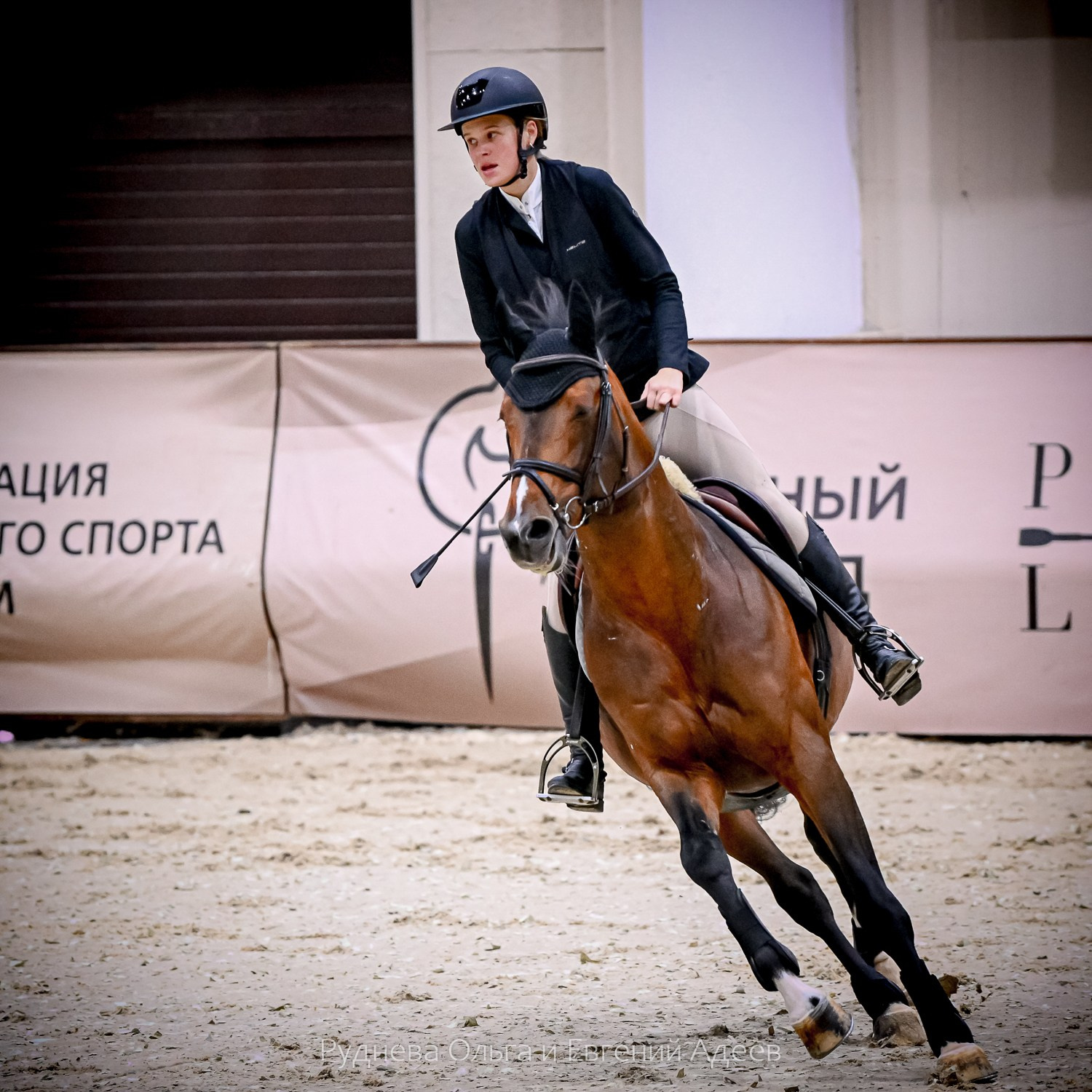 2025.10.25 — КСК Виват, Россия!. ТУРНИРНАЯ КОННАЯ ФОТОГРАФИЯ, Руднева Ольга и Евгений Адеев