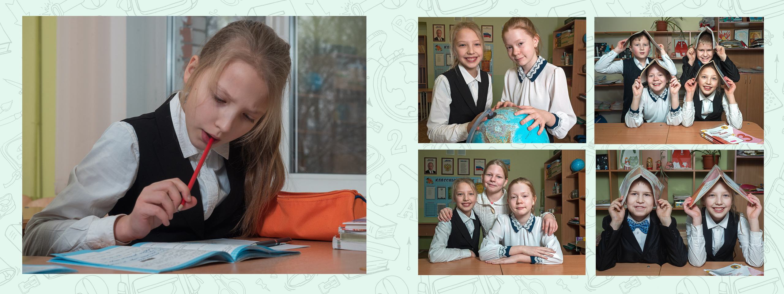 Школьные альбомы. Отличные фотографии своих близких, своего бизнеса или даже себя. СПб