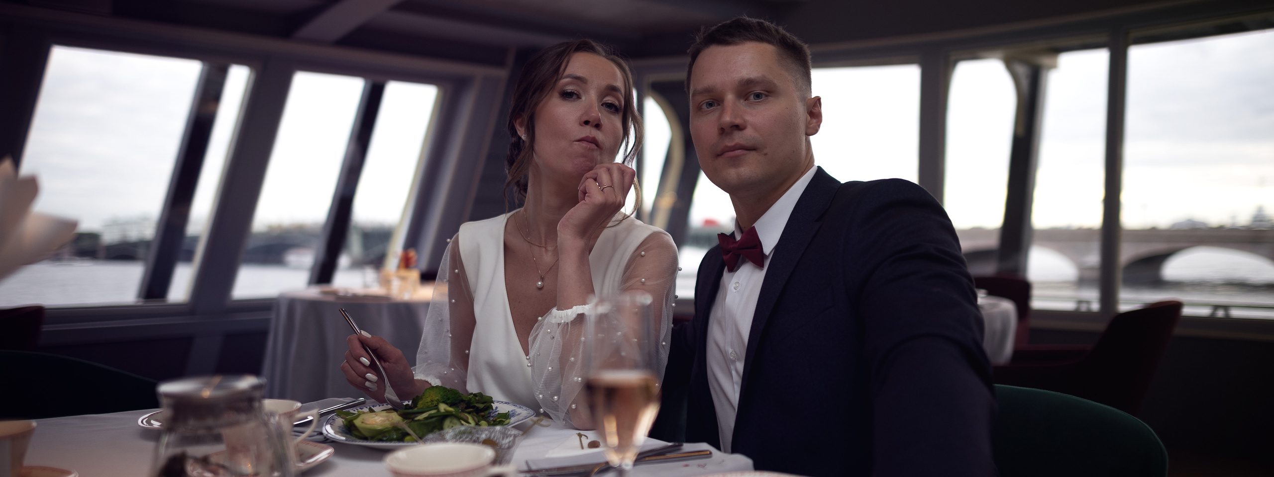 Фотосессия молодожёнов на Большом фрегате