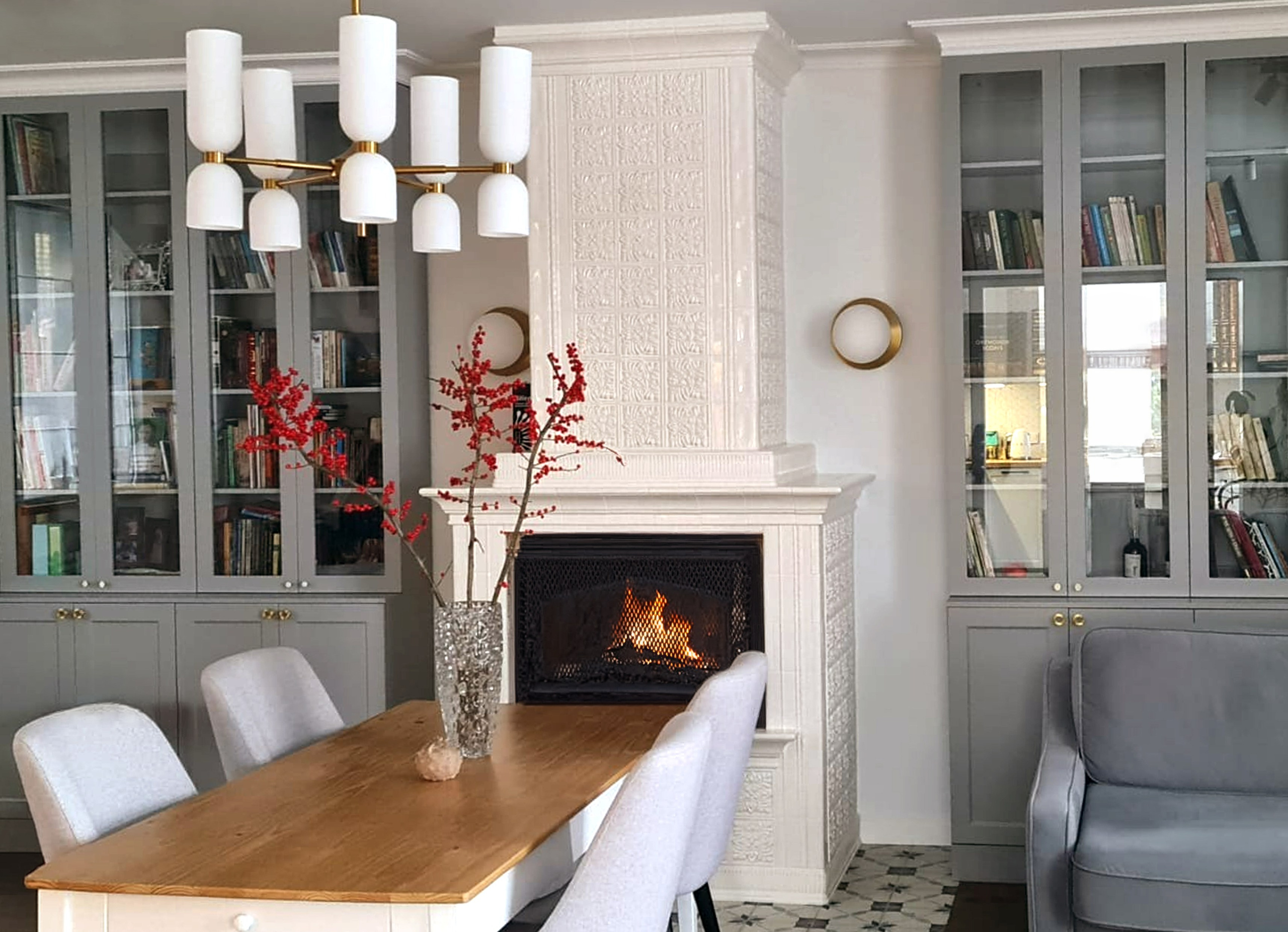 Reconstruction and design of a country house. Interior designer Stockholm