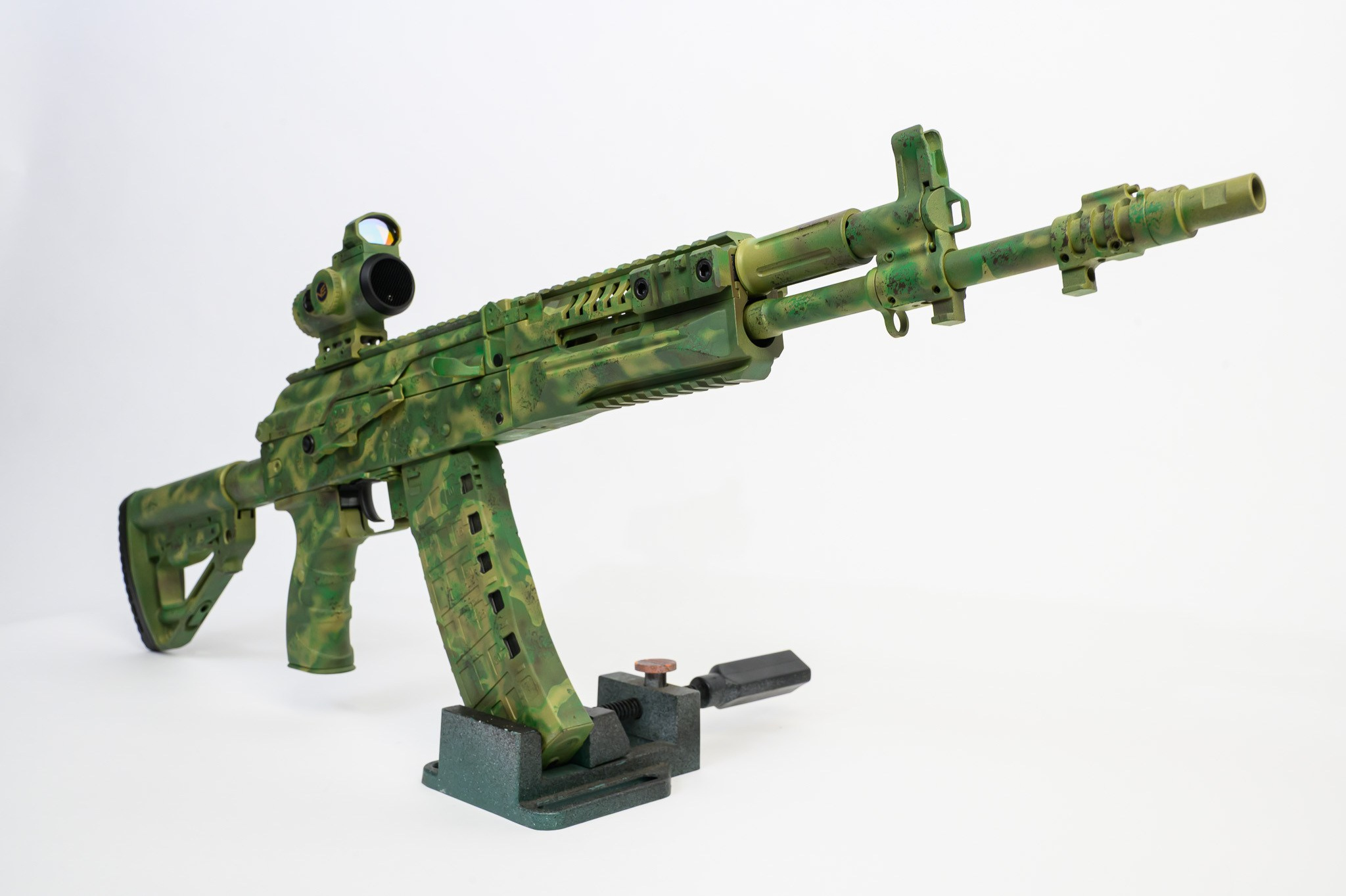 Покраска в Камуфляж. Страйкбольная мастерская Бигич Воркшоп