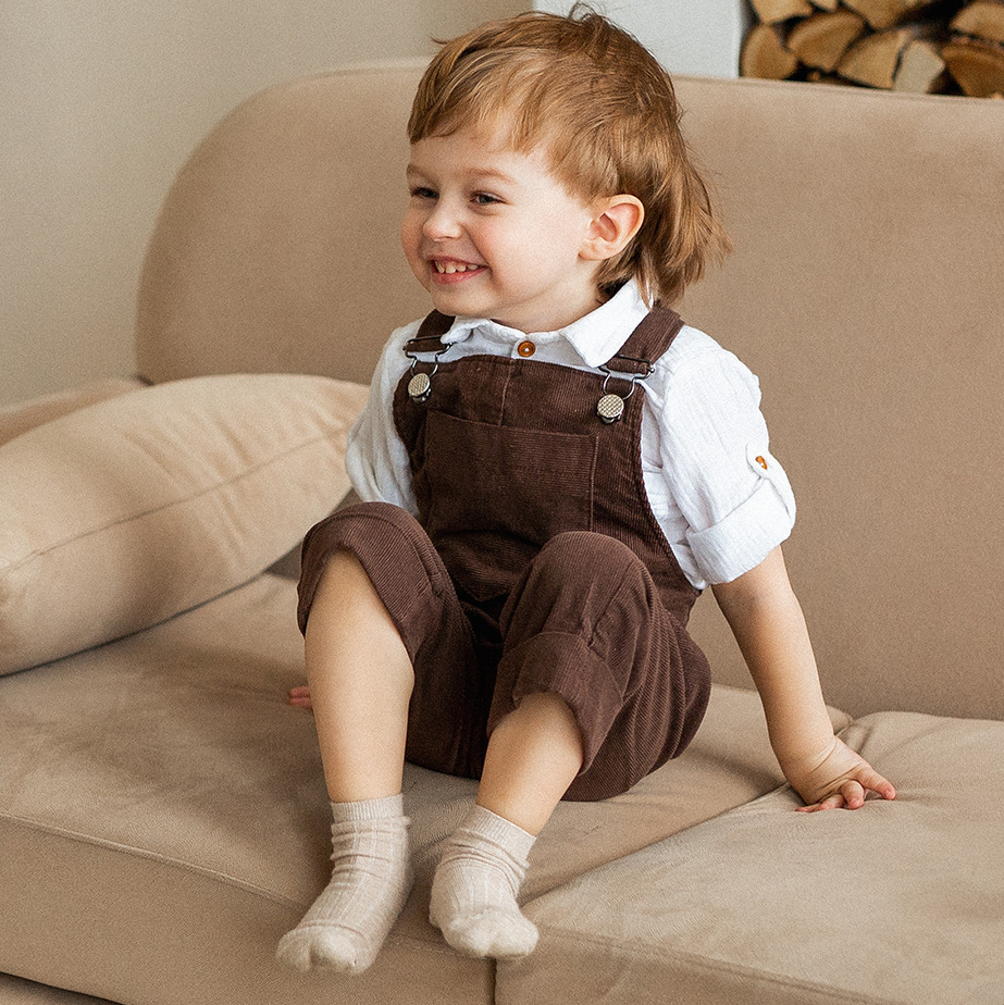 022 Комбинезон с карманом. Эко-одежда для детей