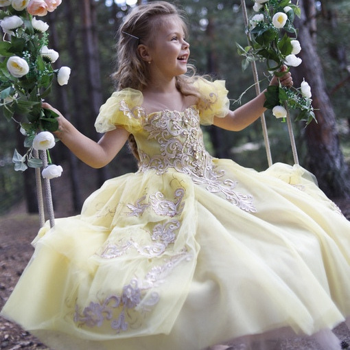 Детские. Ручные нарядные платья от дизайнера Галины Галвэл. Galina Galvel