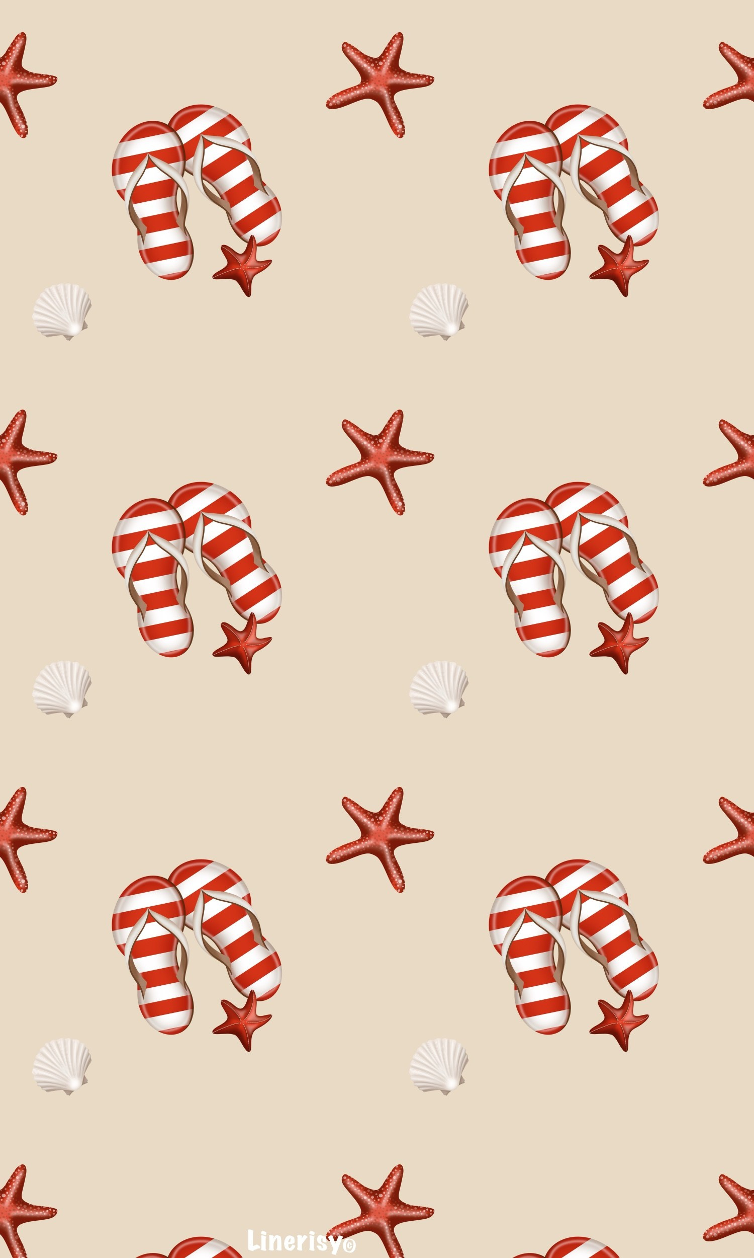 Морские паттерны. Художник-иллюстратор Евгения Бекренёва