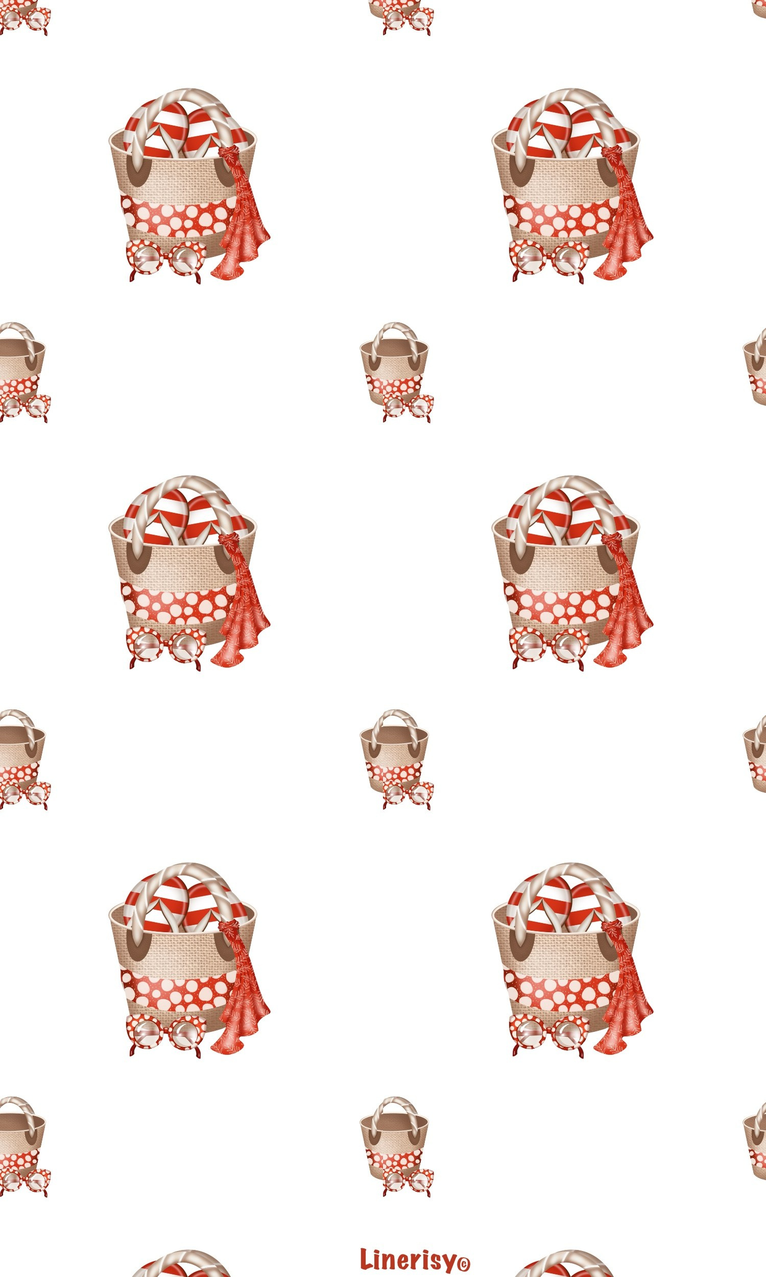 Морские паттерны. Художник-иллюстратор Евгения Бекренёва