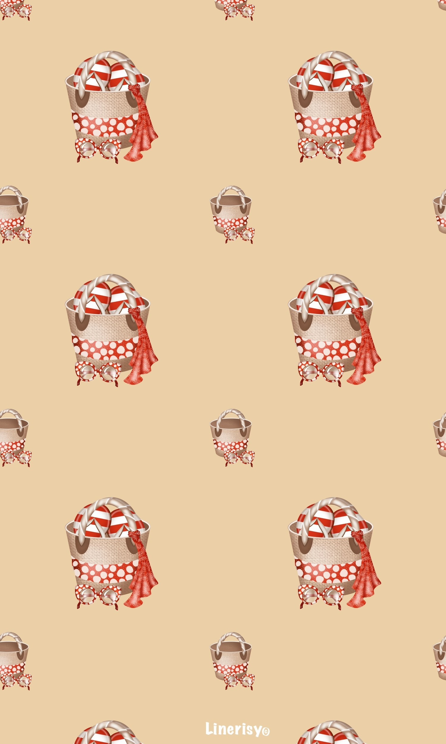 Морские паттерны. Художник-иллюстратор Евгения Бекренёва