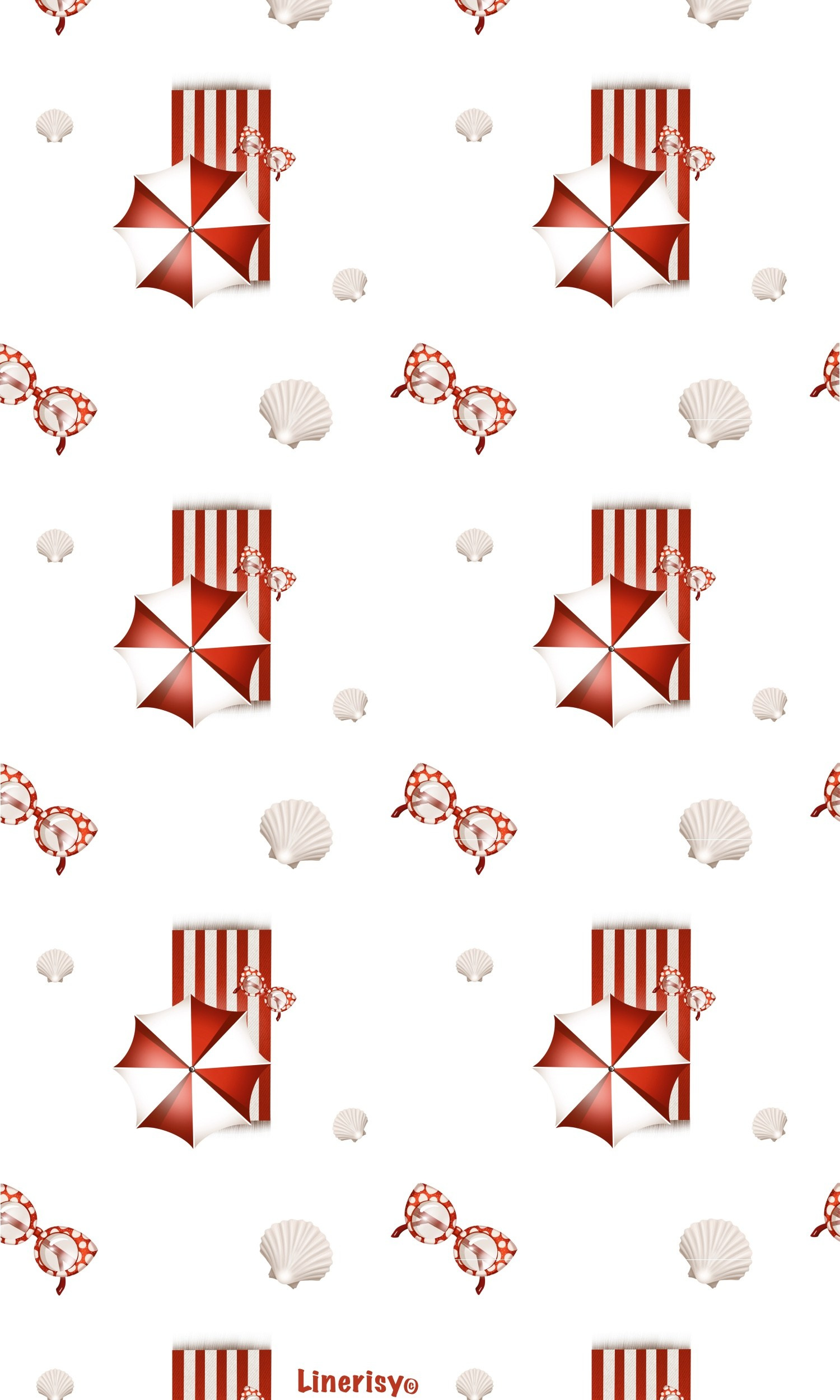 Морские паттерны. Художник-иллюстратор Евгения Бекренёва